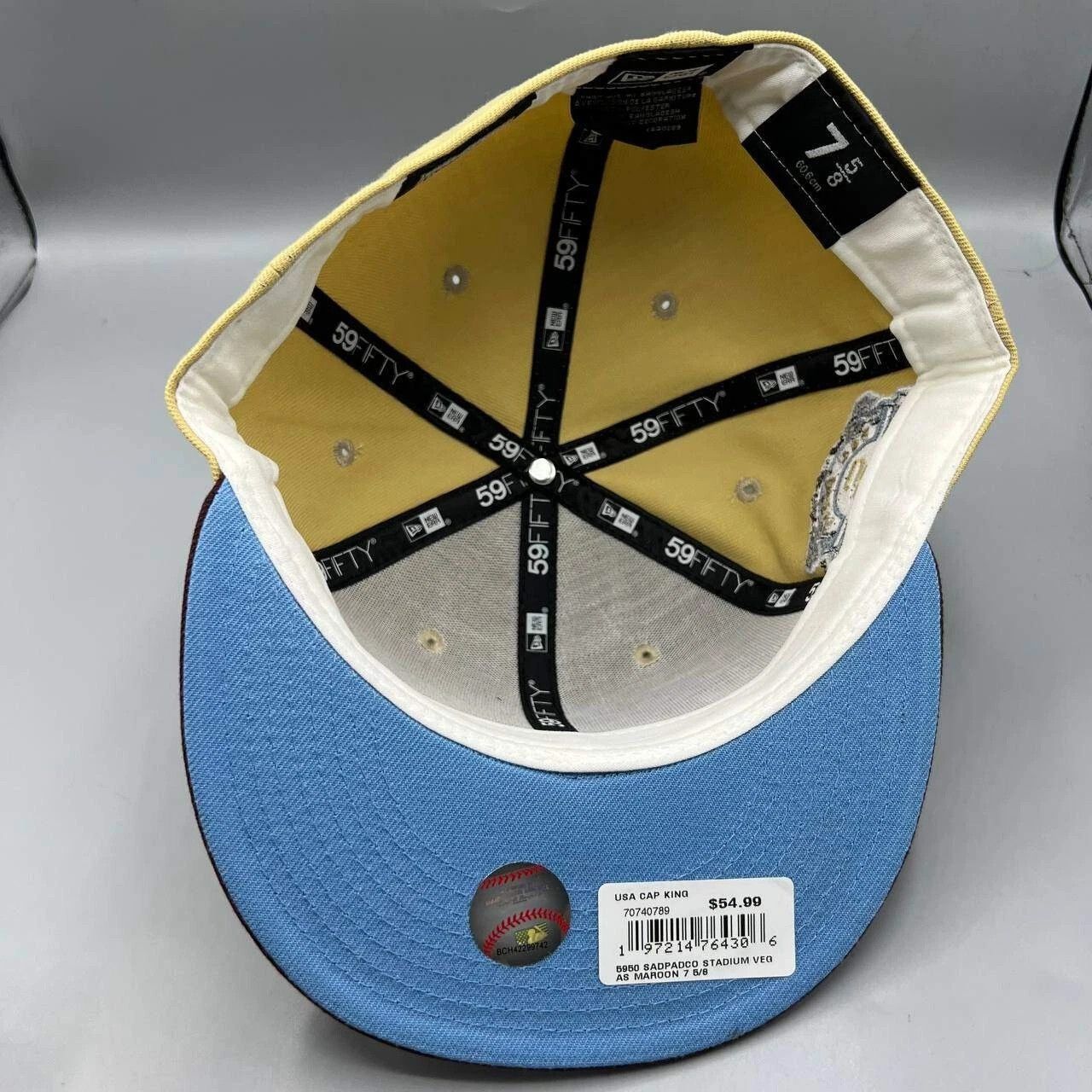 New Era San Diego Padres Hat Men 7 5/8 59Fifty New Era Fitted Cap Size ONE SIZE - 2 Thumbnail