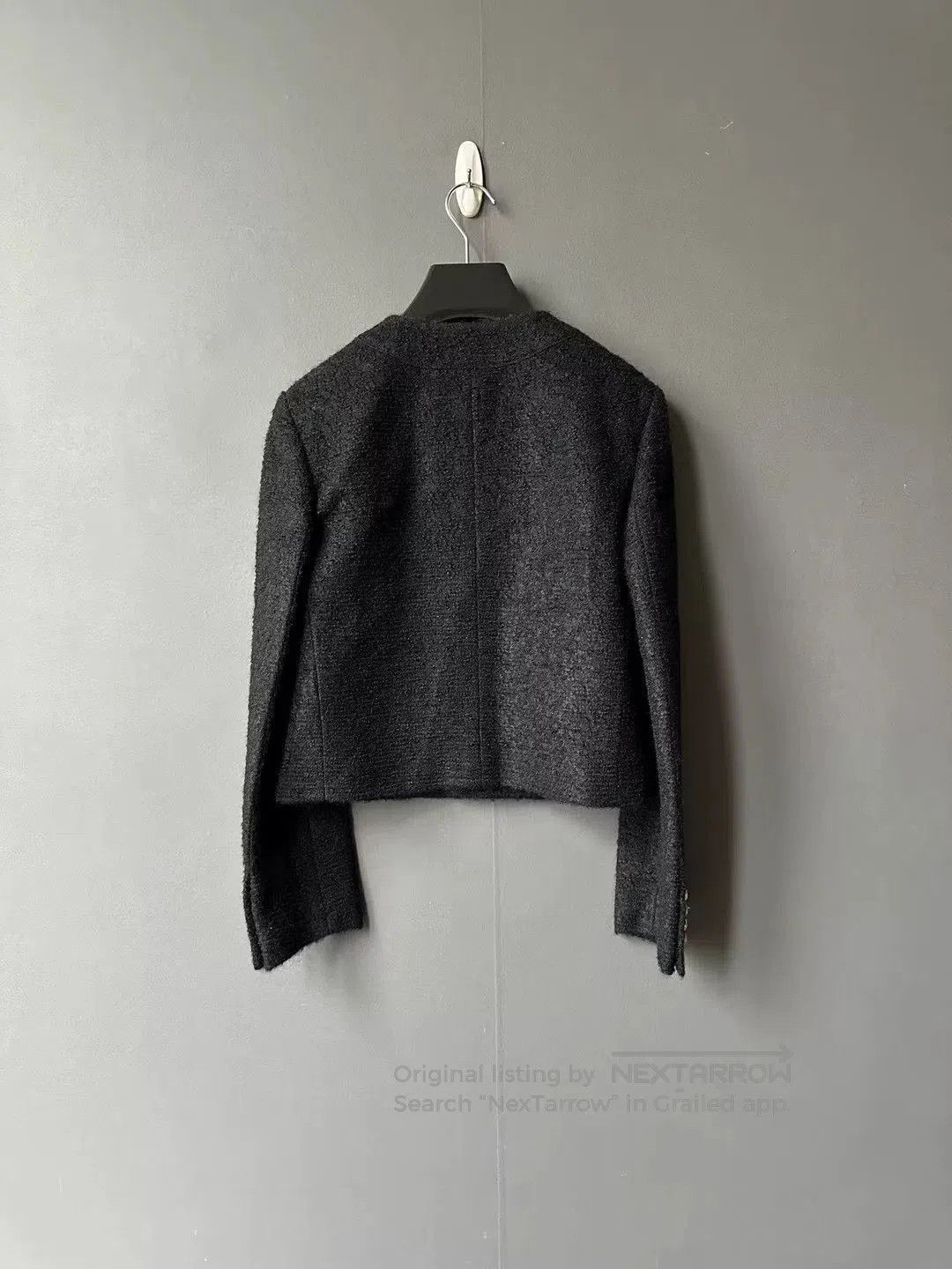 Celine celine black gold coat with wool blend. Size S / US 4 / IT 40 - 2 Thumbnail