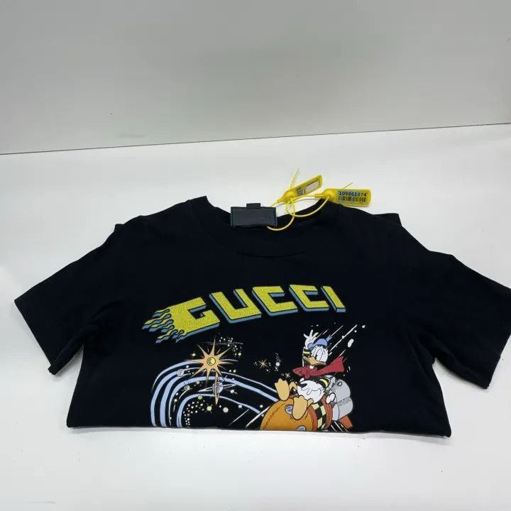 Other Gucci x Disney Black Donald Duck T-Shirt-2507 Size XS / US 0-2 / IT 36-38 - 1 Thumbnail