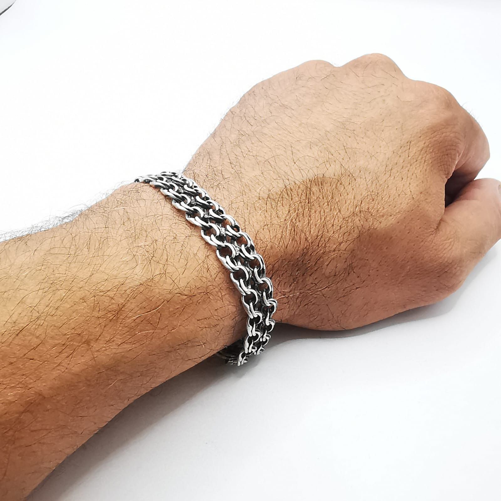 Vintage Vintage Bracelet Jewelry,925 Sterling Silver 28,54g Size ONE SIZE - 4 Thumbnail
