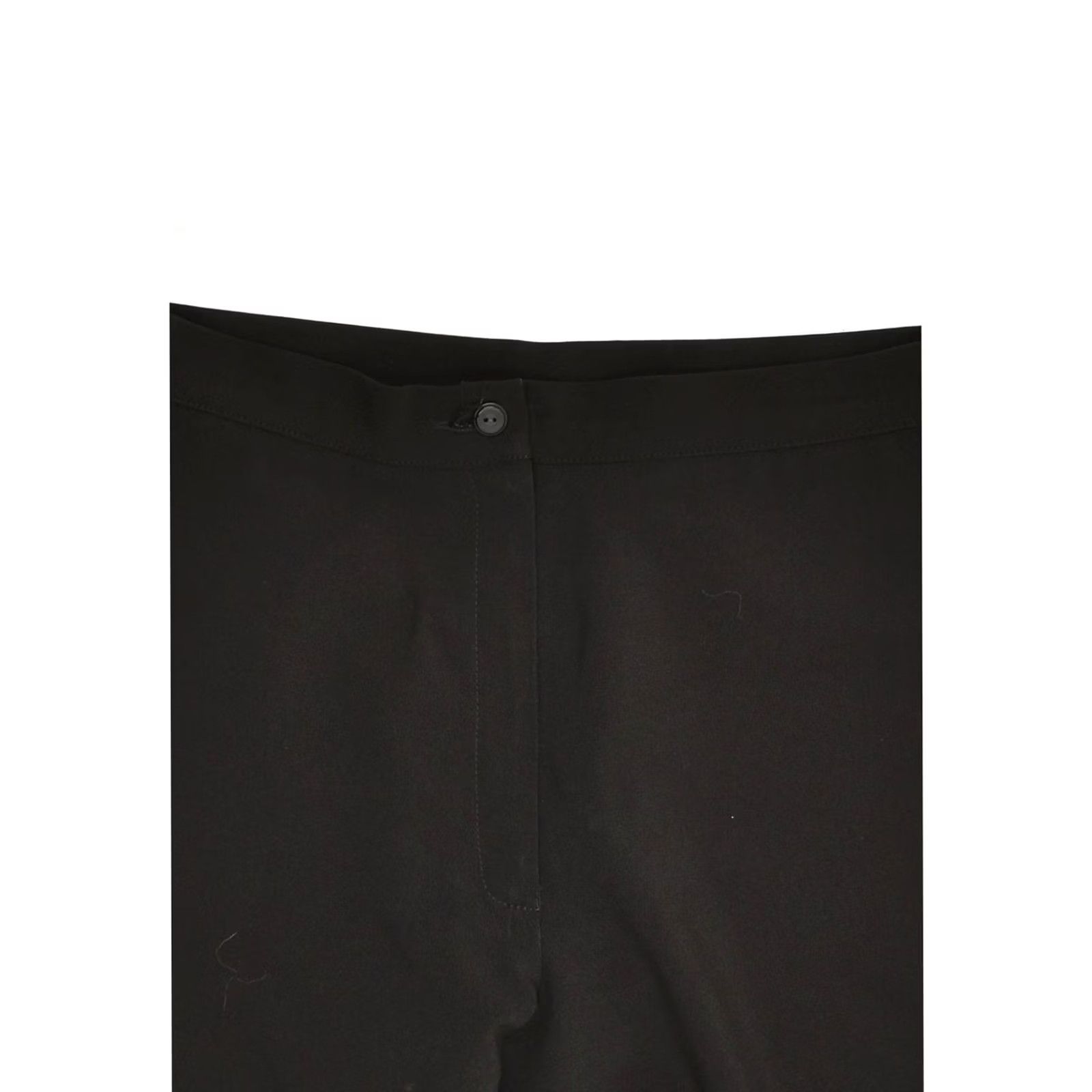 Vintage VINTAGE Womens Flare Casual Trousers W30 L31 Black AU74 Size 30" / US 8 / IT 44 - 3 Thumbnail