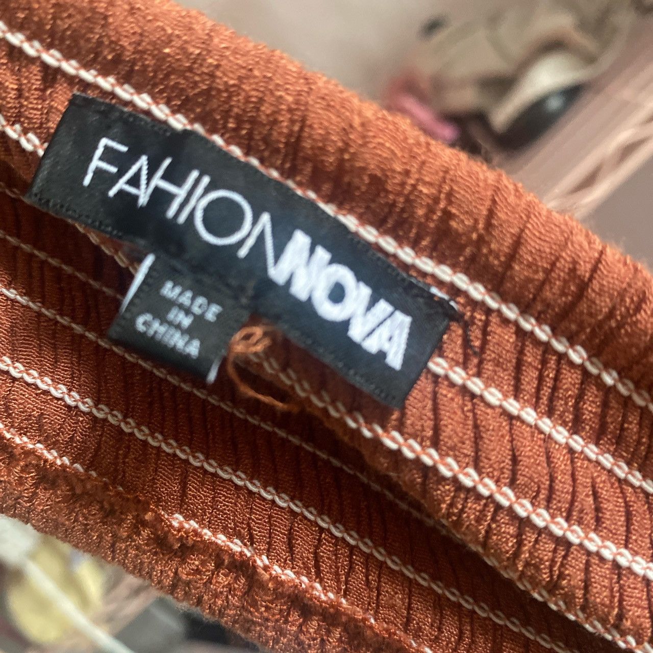 Fashion Nova Open Back Orange FashionNova Dress Size S / US 4 / IT 40 - 4 Thumbnail
