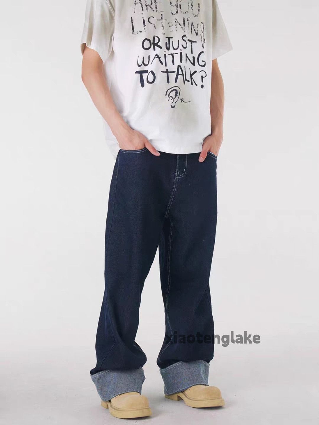 Designer × Vintage utility loose baggy skate hiphop y2k jeans Size US 32 / EU 48 - 5 Thumbnail