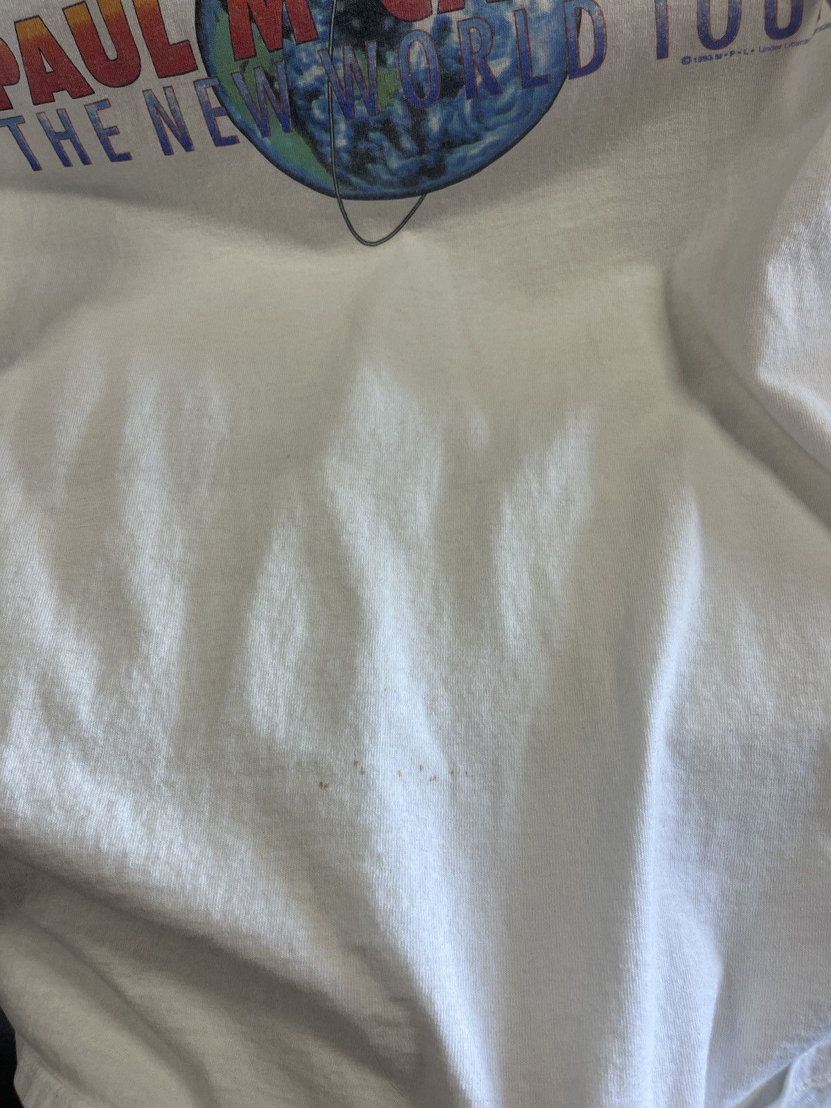 Vintage Paul McCartney The New World Tour Size US L / EU 52-54 / 3 - 4 Thumbnail