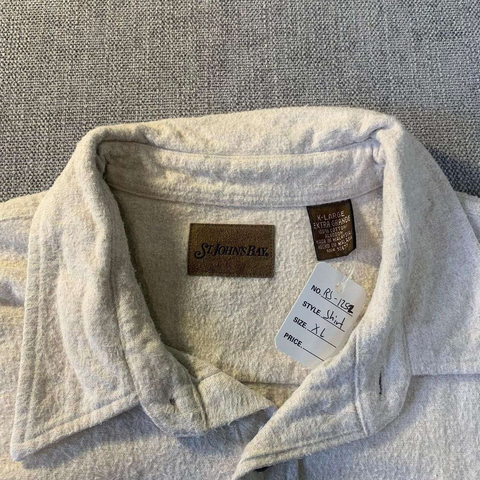 St. Johns Bay St. John's Bay beige western Longsleeve flannel shirt Size US XL / EU 56 / 4 - 3 Thumbnail