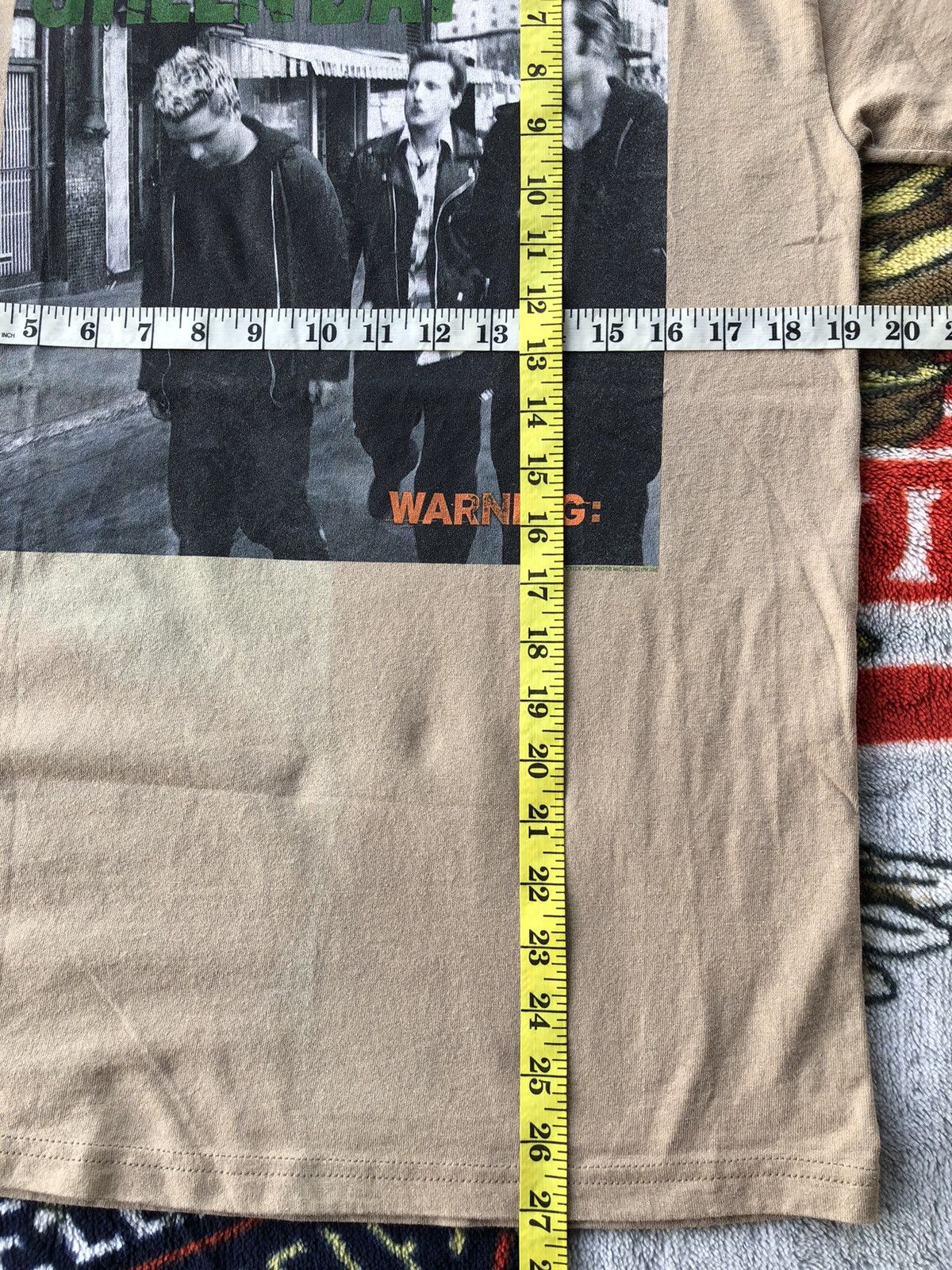 Band Tees Vintage Green Day Warning: Album Shirt Tee Size US M / EU 48-50 / 2 - 12 Thumbnail
