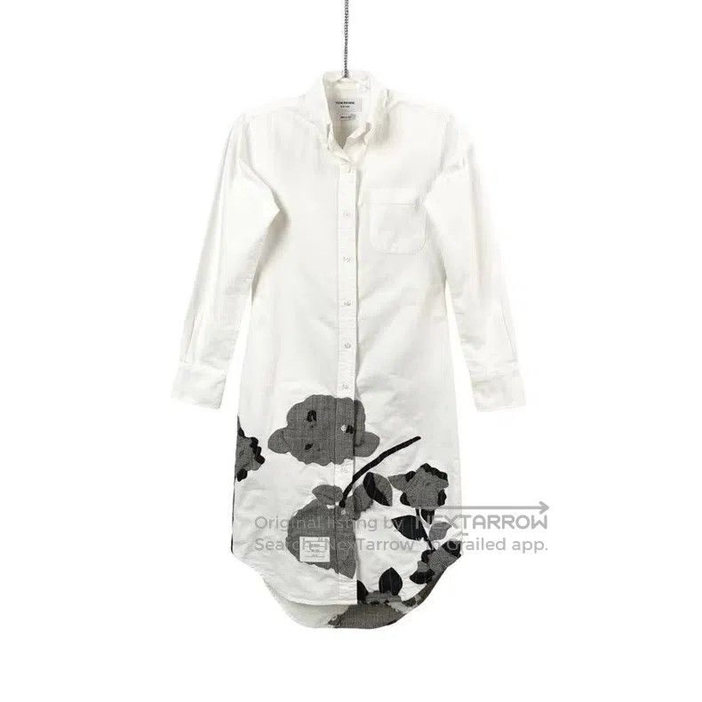 Thom Browne Thom Browne White floral blouse dress Size XS / US 0-2 / IT 36-38 - 1 Thumbnail