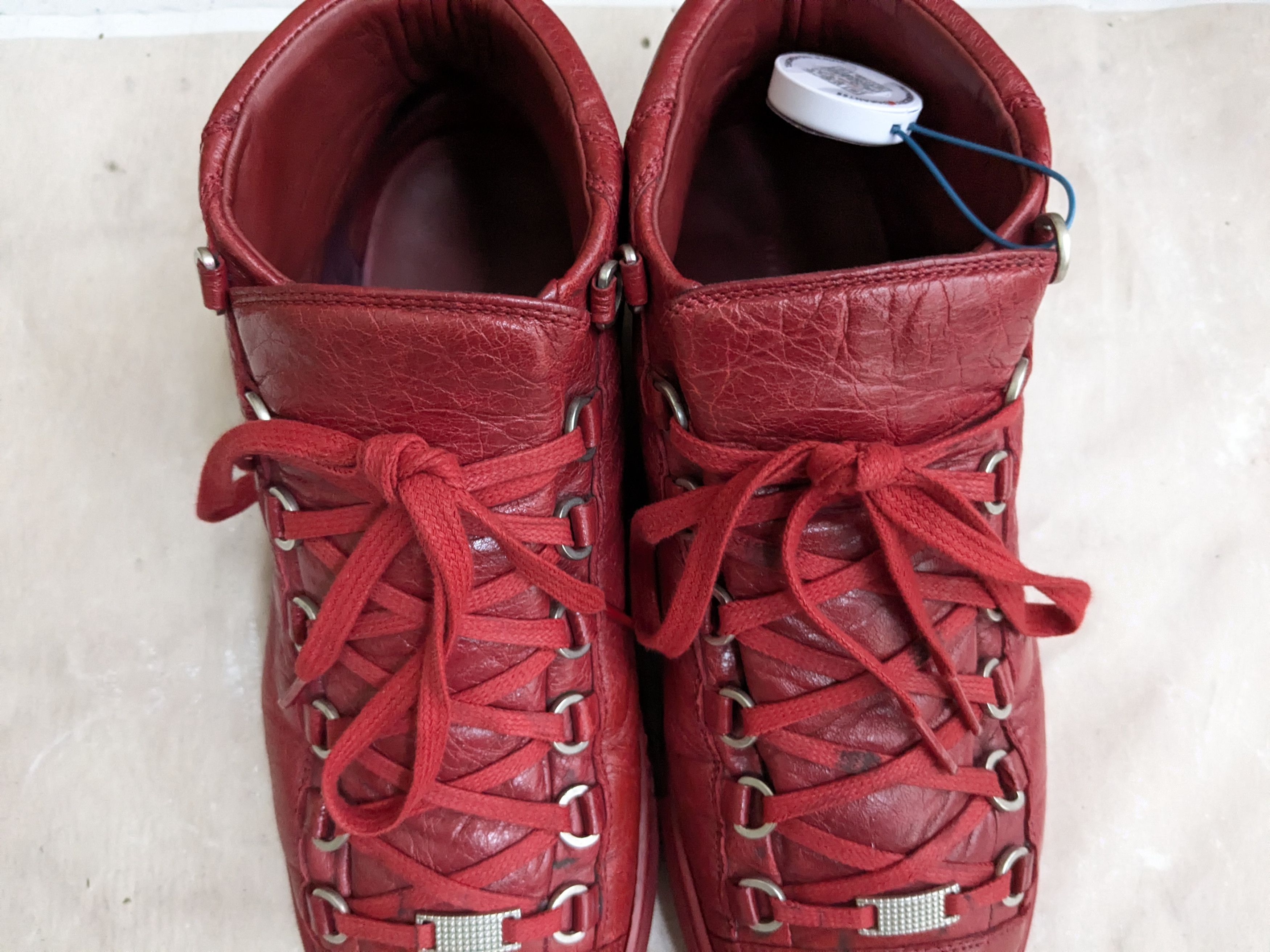 Balenciaga Balenciaga Arena Sneakers Red 10 High Tops Size US 10 / EU 43 - 5 Thumbnail