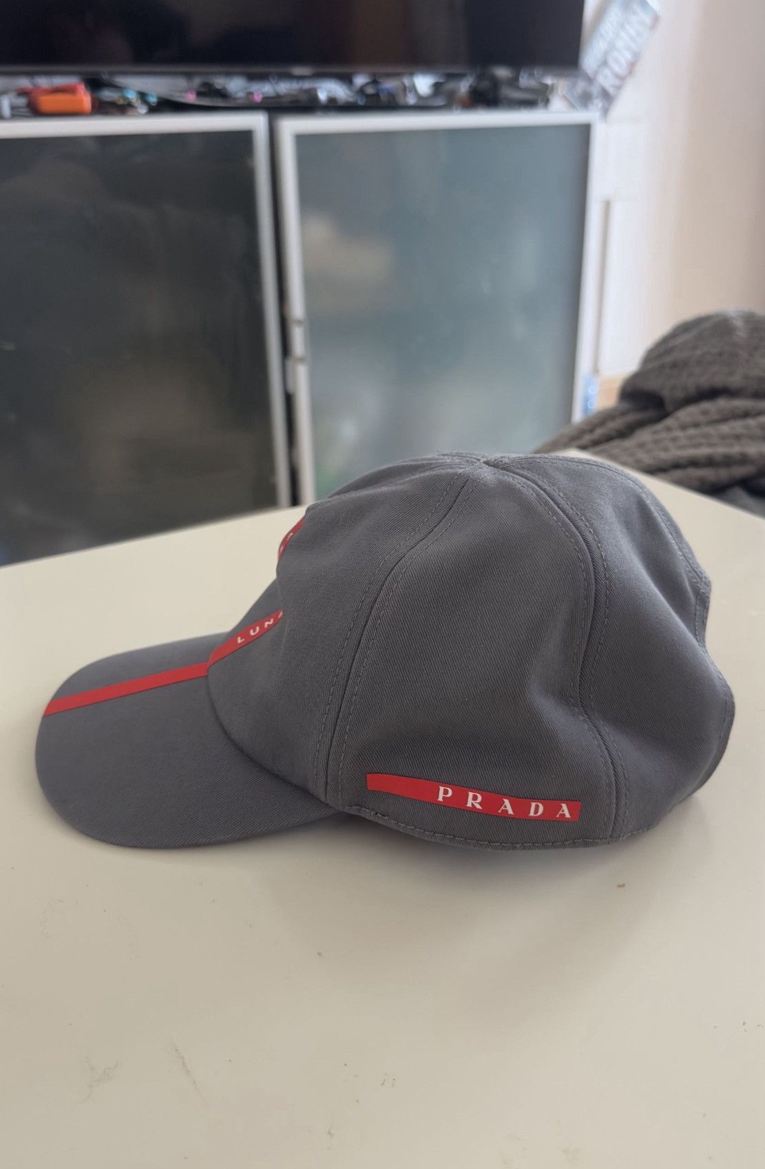 Prada Prada Luna Rossa Pirelli 36th Americas Cup Official Team Cap Size ONE SIZE - 4 Thumbnail