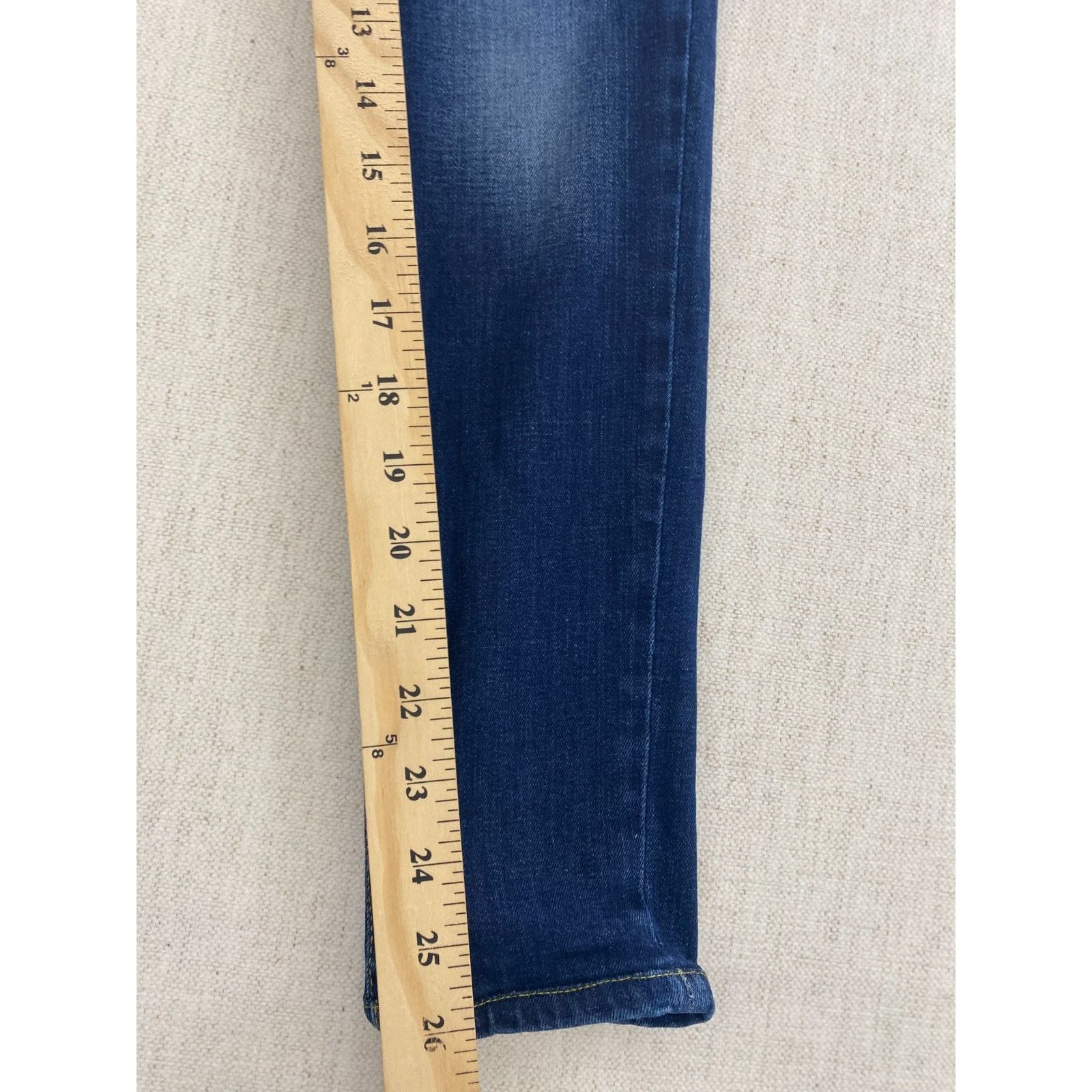 Other Leara Woman Jeans Womens Size 4 Blue Denim Stretch Skinny Size 27" / US 4 / IT 40 - 6 Thumbnail