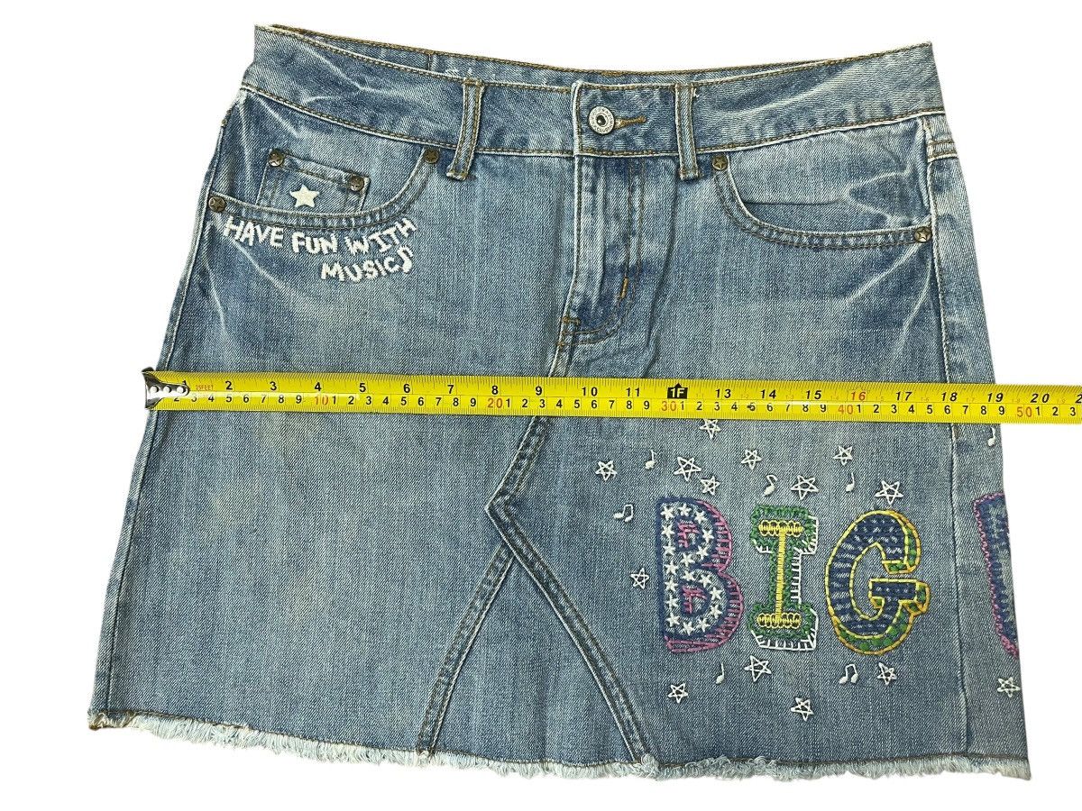 Hysteric Glamour Vintage Rough Natural Charm Mini Skirt Streetwear Size 31" - 6 Thumbnail