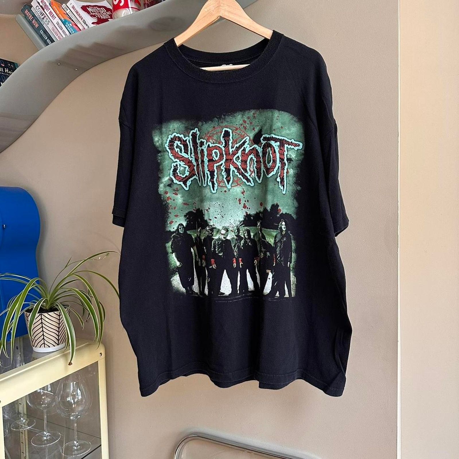 Band Tees × Slipknot Vintage 2008 Slipknot Band Shirt Size US XL / EU 56 / 4 - 1 Thumbnail