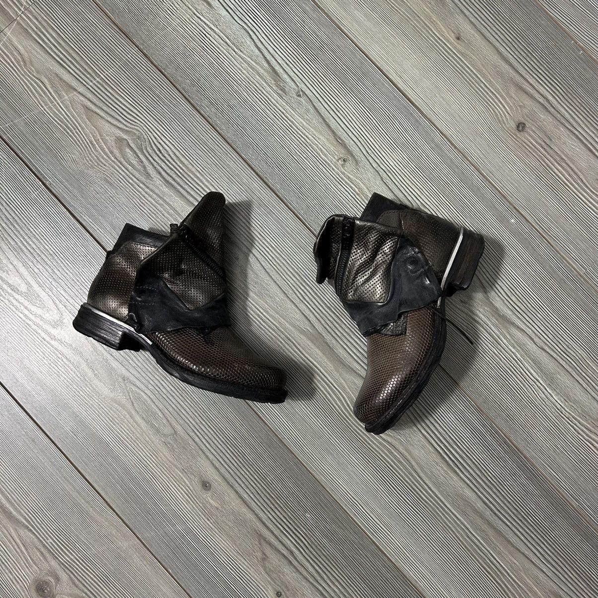 A.S.98 AS 98 Airstep Boho Biker Distressed Rick Owens Style Boots Size US 6 / IT 36 - 3 Thumbnail
