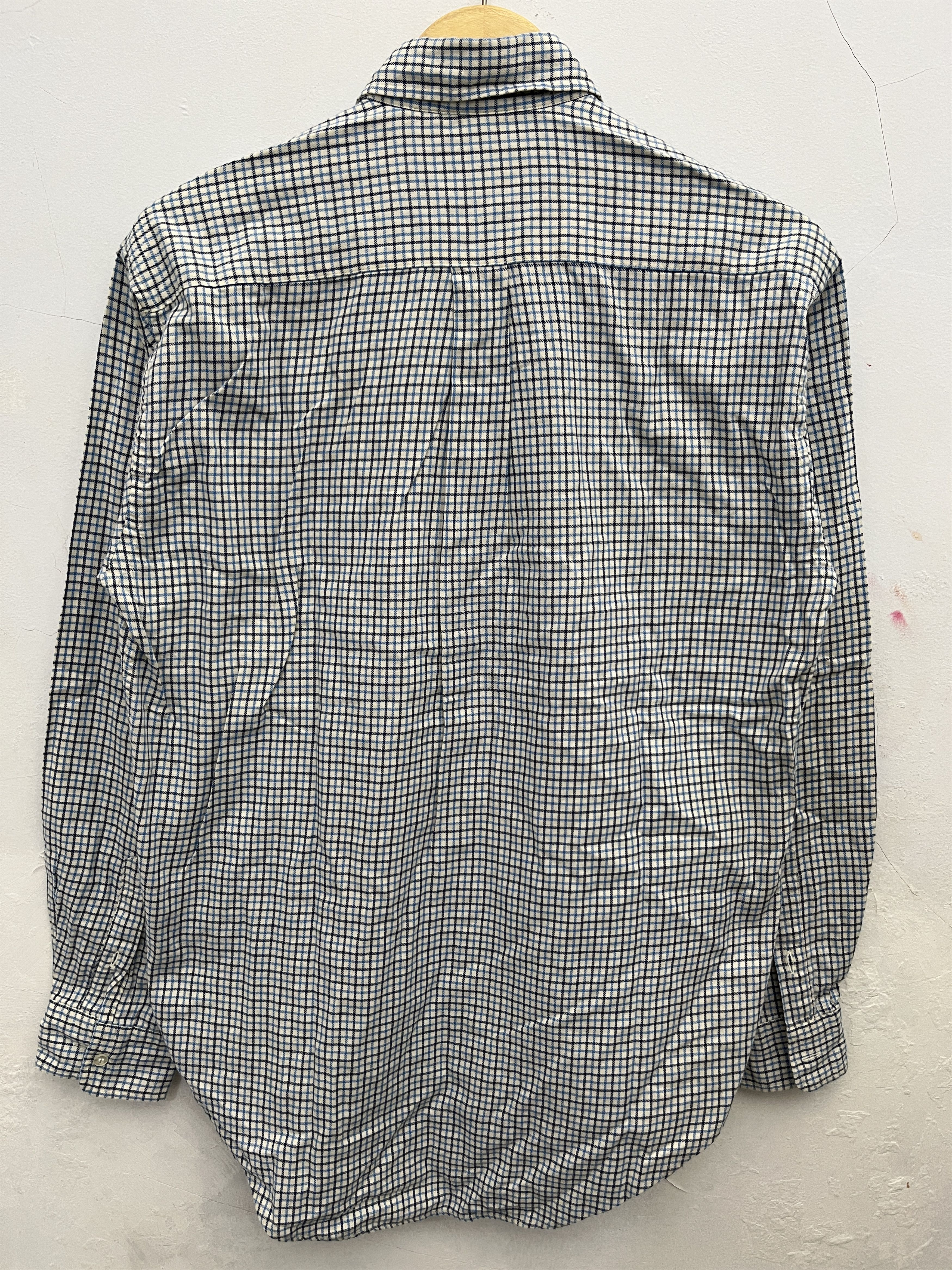 Beams Japan BEAMS Button Down Shirt Blue & White Checkered – M Size US M / EU 48-50 / 2 - 3 Thumbnail
