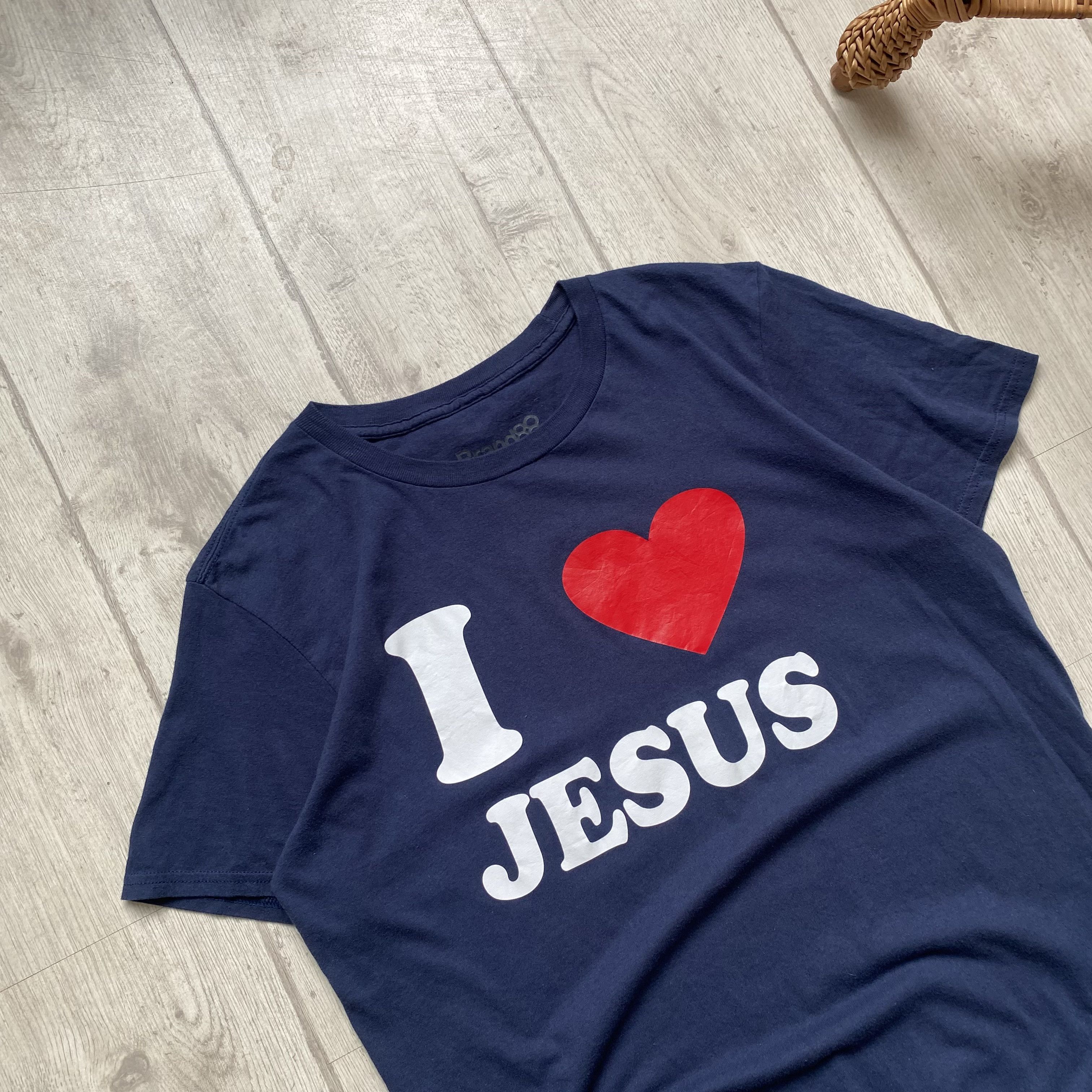 Rap Tees ❤️ I Love Jesus Logo Tee y2k opium Avant-Garde Size US M / EU 48-50 / 2 - 2 Thumbnail