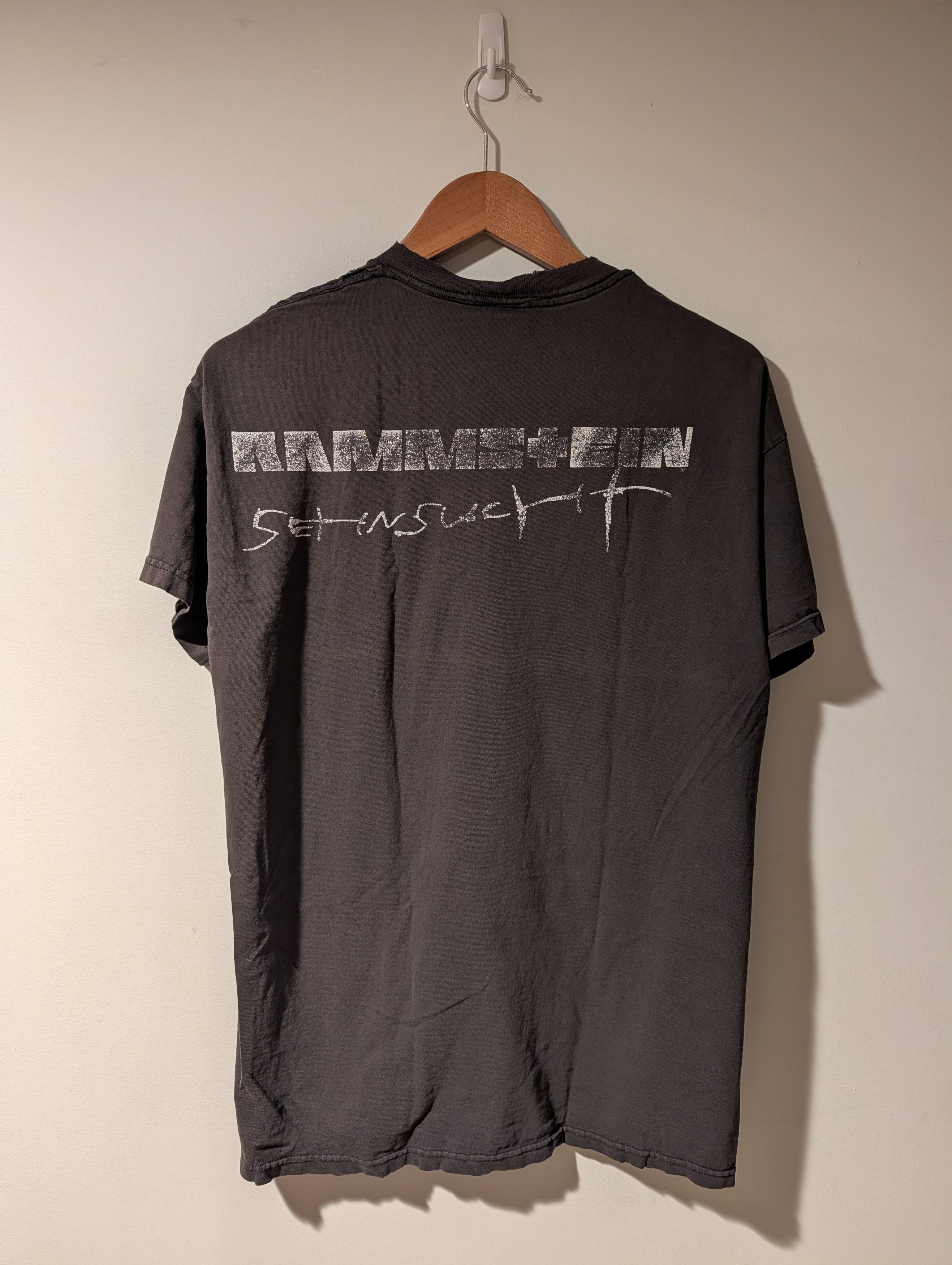 Band Tees Vintage 90s Rammstein Sehnsucht T-Shirt Weight Band Size US L / EU 52-54 / 3 - 8 Thumbnail