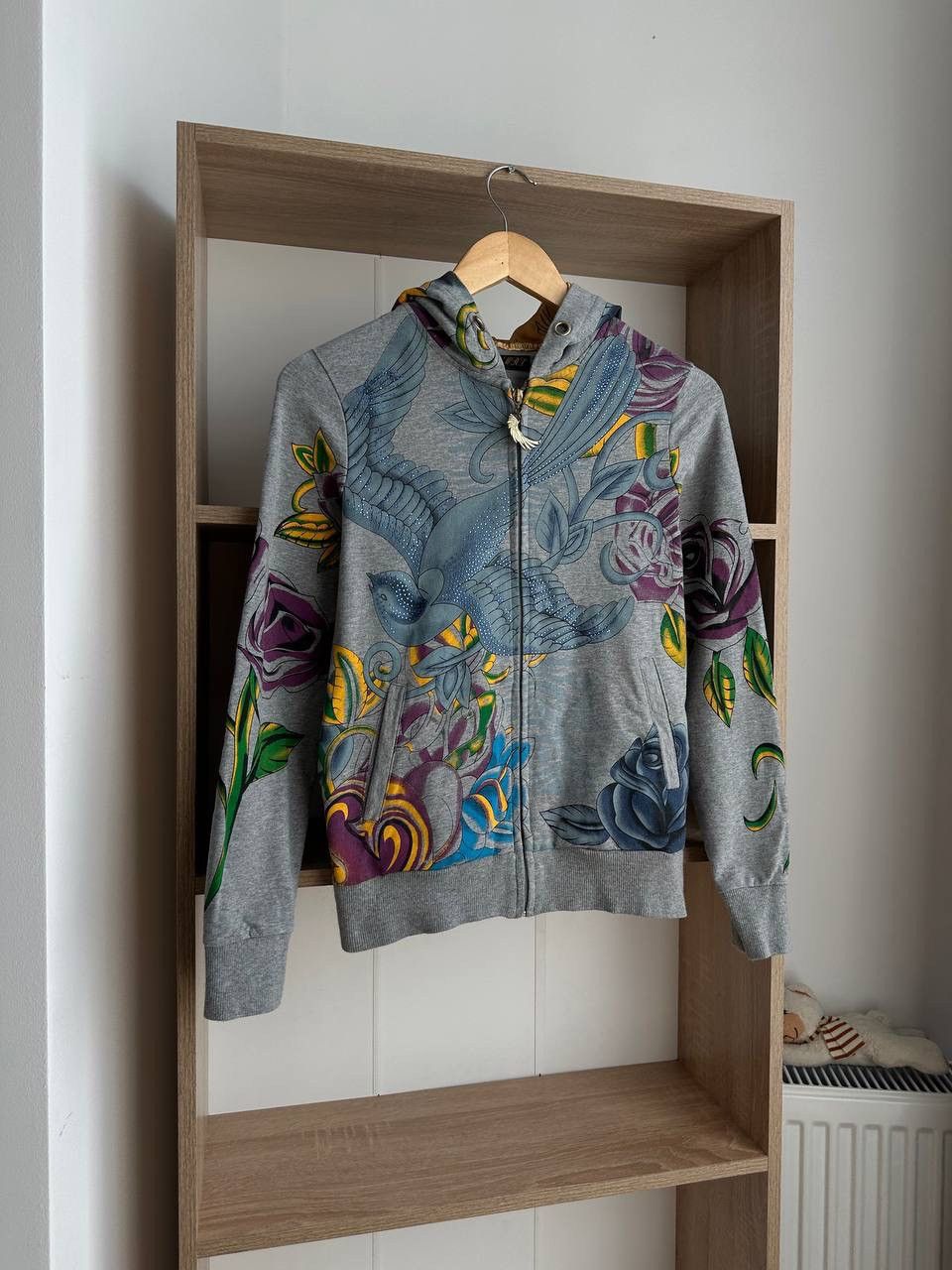 Christian Audigier × Ed Hardy × Vintage Vintage Ed Hardy Christian Audigier Style Hoodie Size S / US 4 / IT 40 - 5 Thumbnail