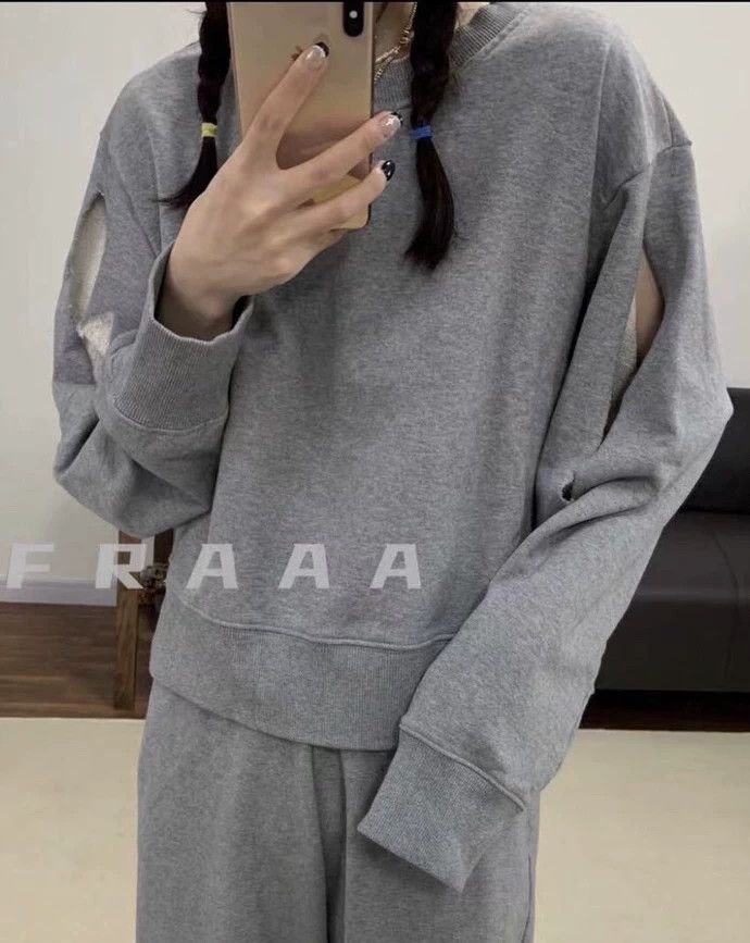 Maison Margiela Maison Margiela Knife-cut sweatshirt Size S / US 4 / IT 40 - 2 Thumbnail