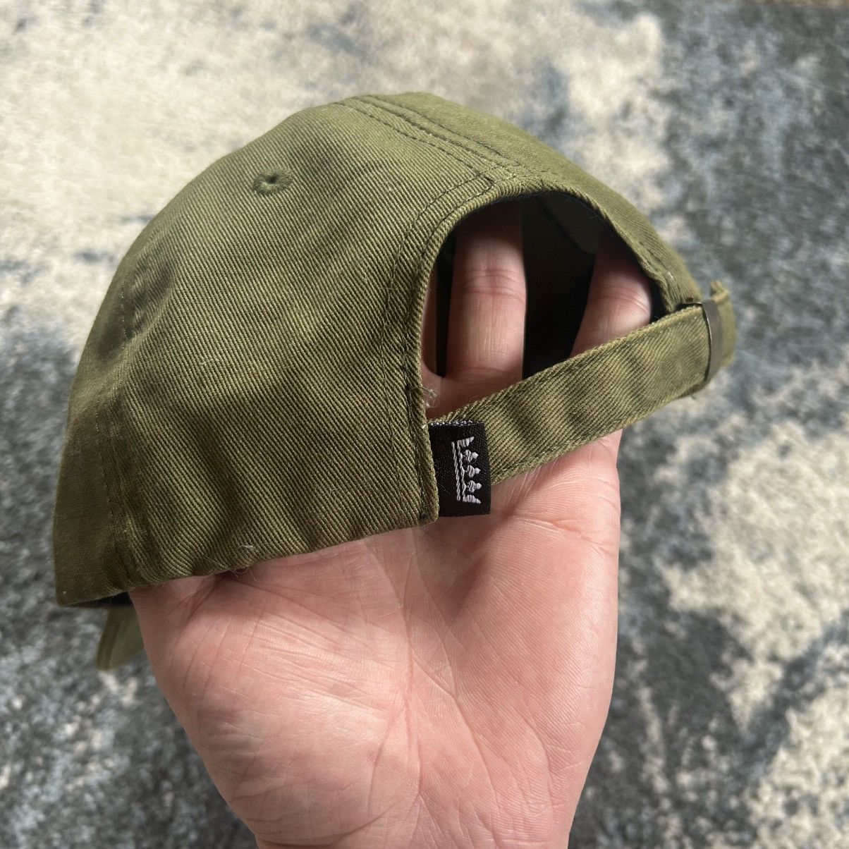 Jiberish × Vintage JiBERiSH J LOGO UNSTRUCTURED 6 PANEL CAP OLiVE DRAB KHAKi Size ONE SIZE - 5 Thumbnail