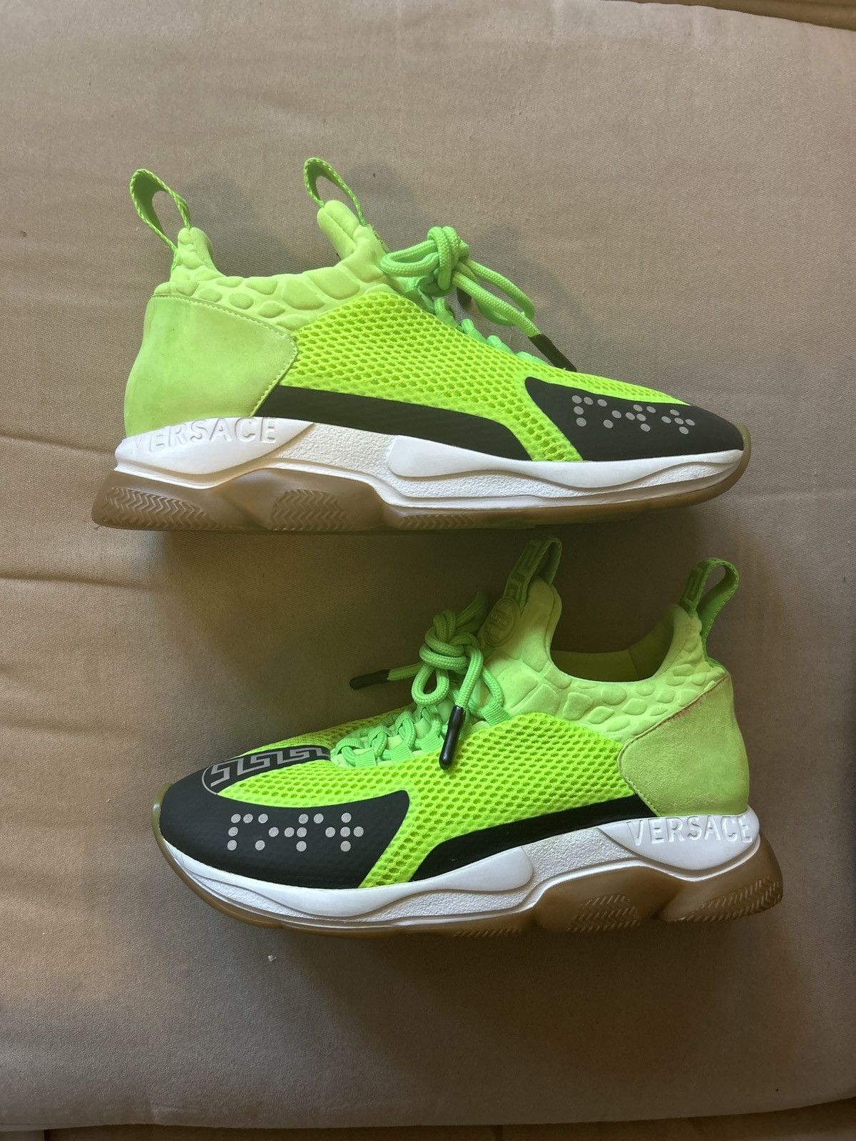 Versace Versace Cross Trainer ‘Fluo Green’ Size US 10.5 / EU 43-44 - 1 Thumbnail