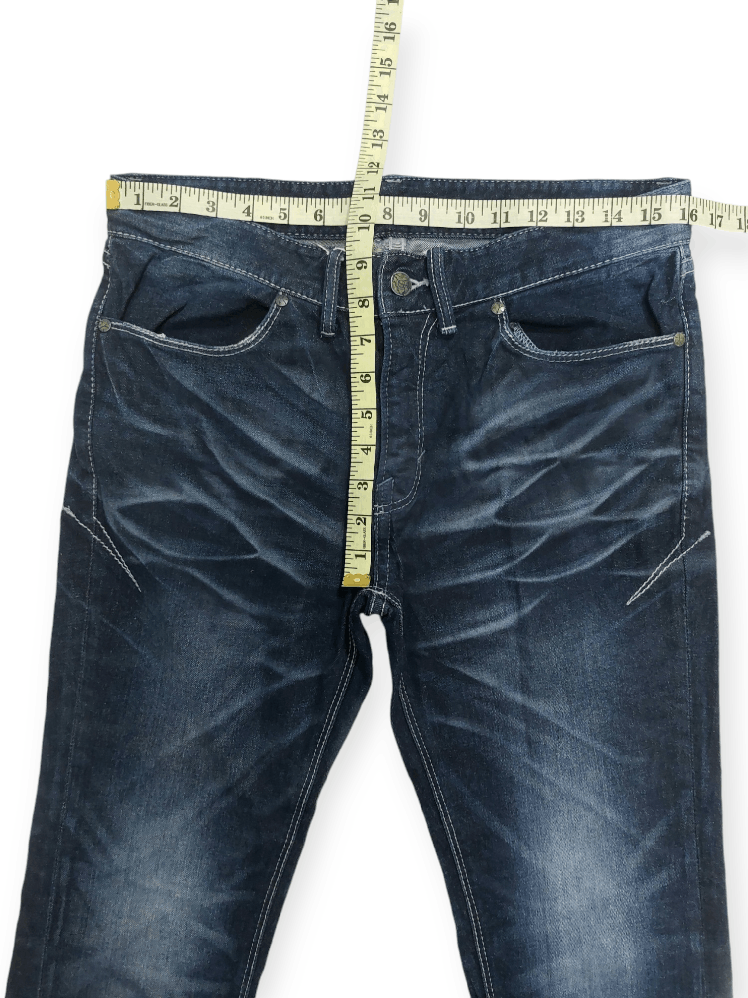 GOSTAR DE FUGA × Japanese Brand × Vintage FUGA Spiral Distressed Denim Size US 32 / EU 48 - 17 Thumbnail