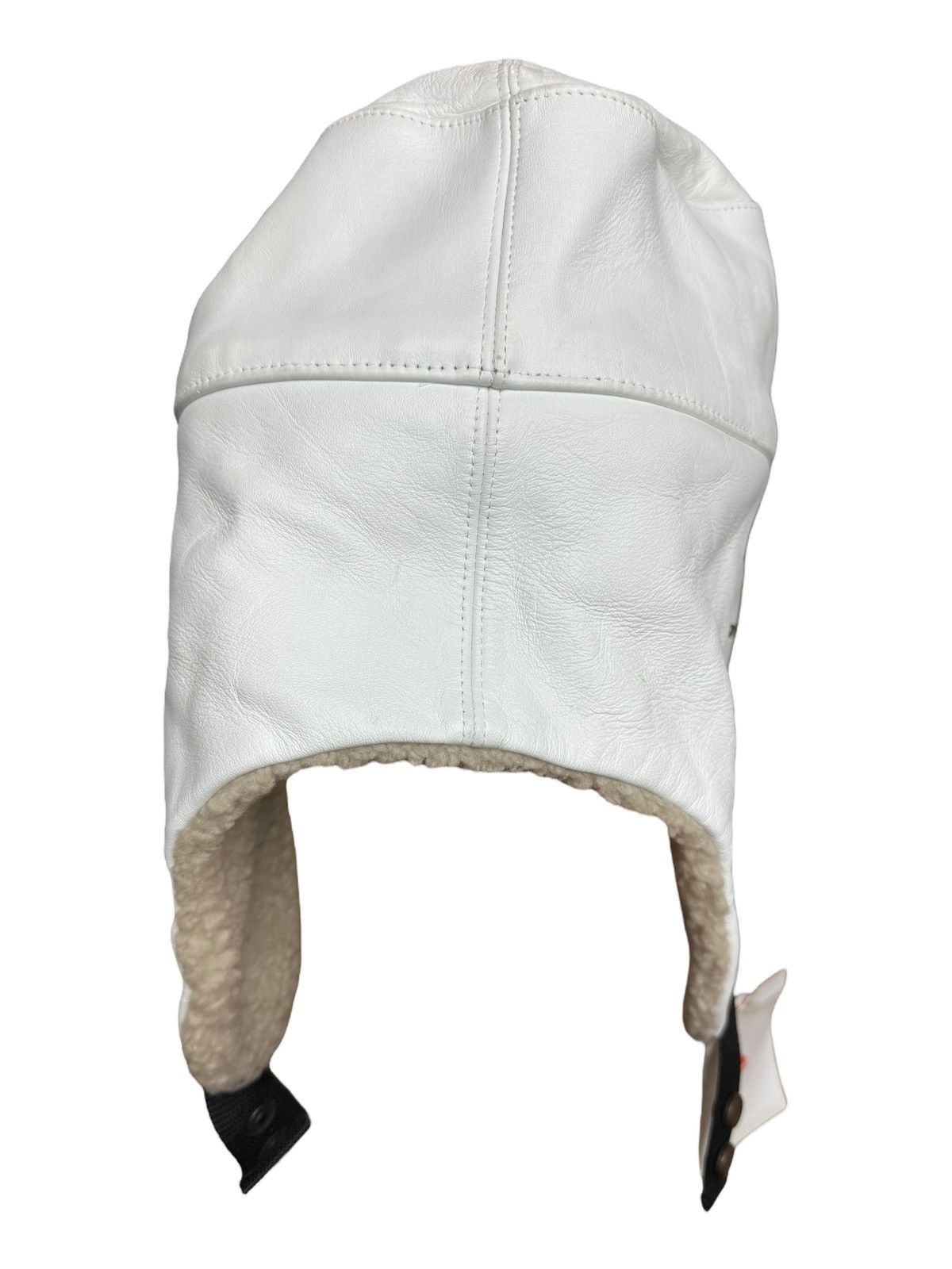Nike ACG Nike ACG winter cap in white leather with beige internal fur Size ONE SIZE - 3 Thumbnail