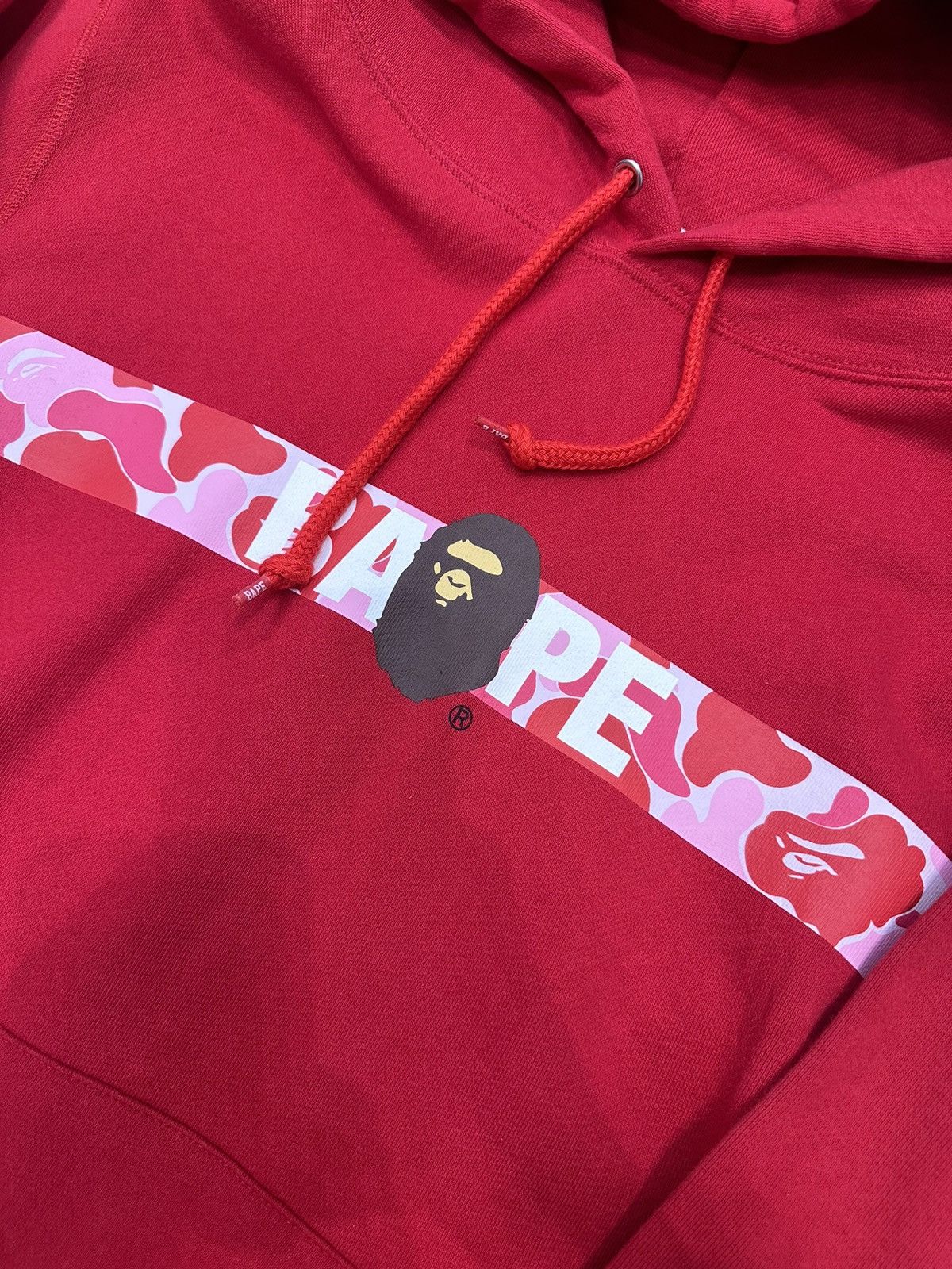 Bape Bape ABC Pink Stripe Pullover Size US L / EU 52-54 / 3 - 2 Thumbnail
