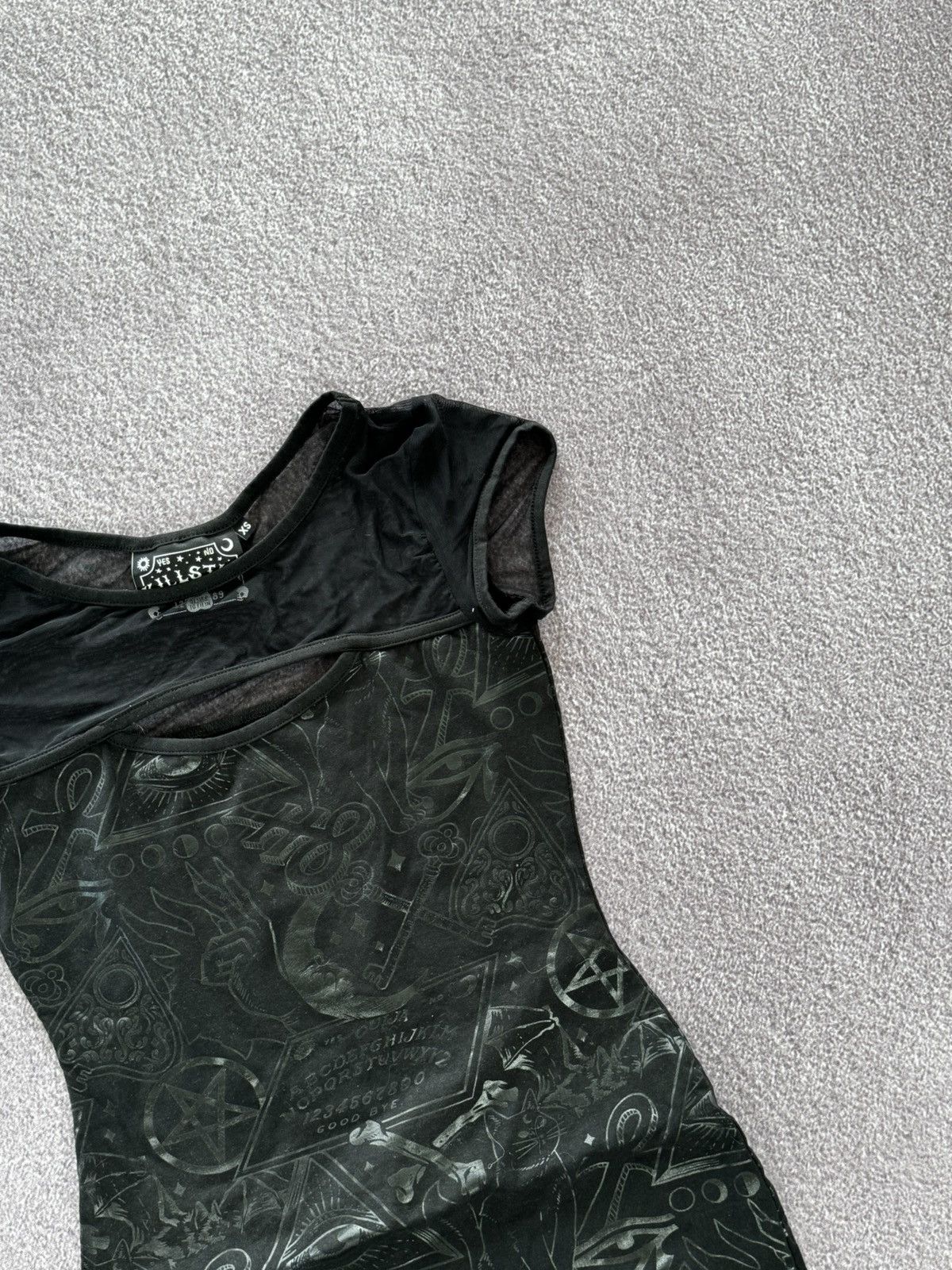 Beauty Beast Killstar Gothic Vibe Y2K Womens Opium Mini Dress Size XS / US 0-2 / IT 36-38 - 6 Thumbnail