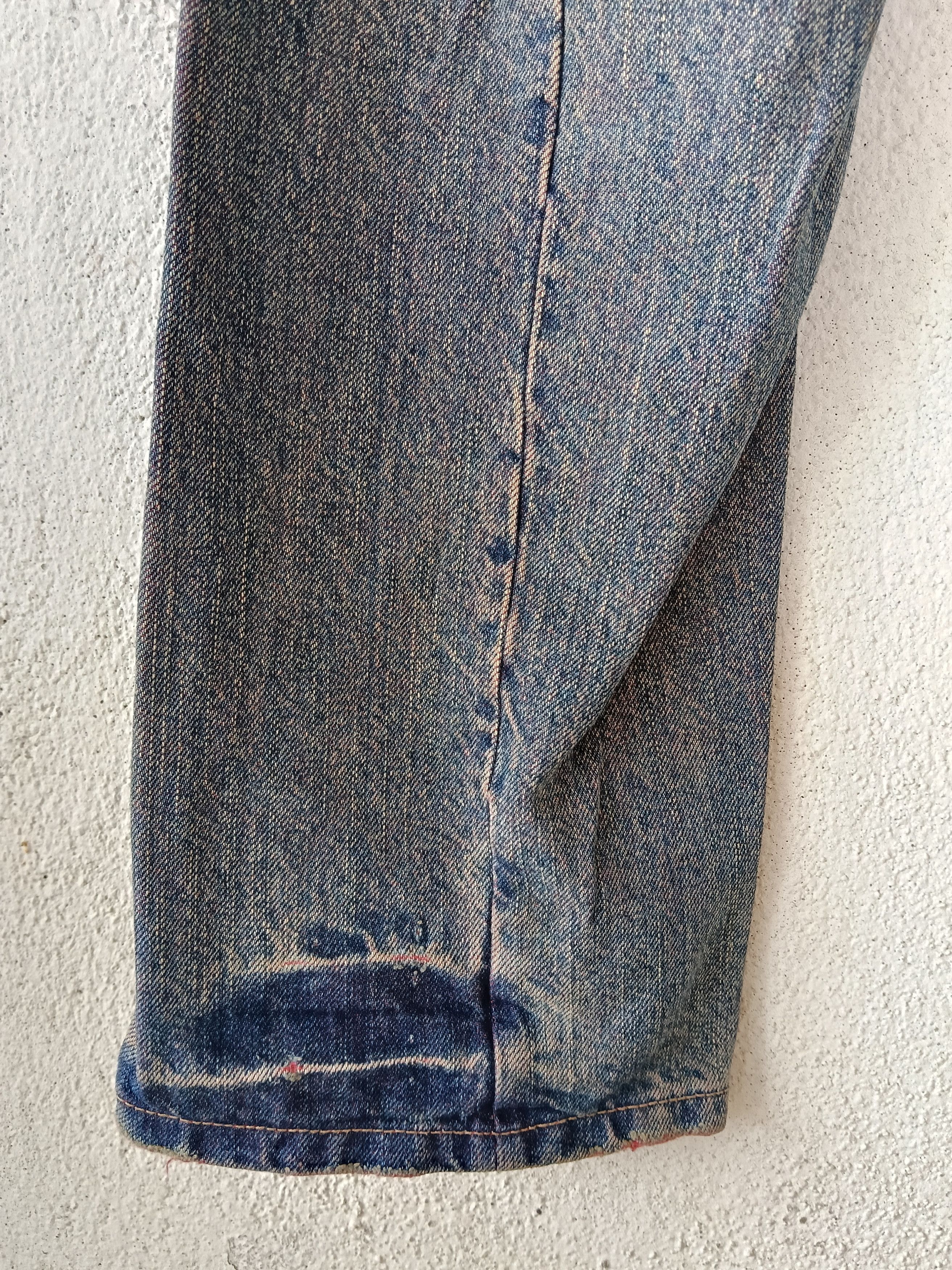 If Six Was Nine 💥 Japanese Brand Goddess Distressed Denim Twisted Leg💥 Size US 31 - 5 Thumbnail