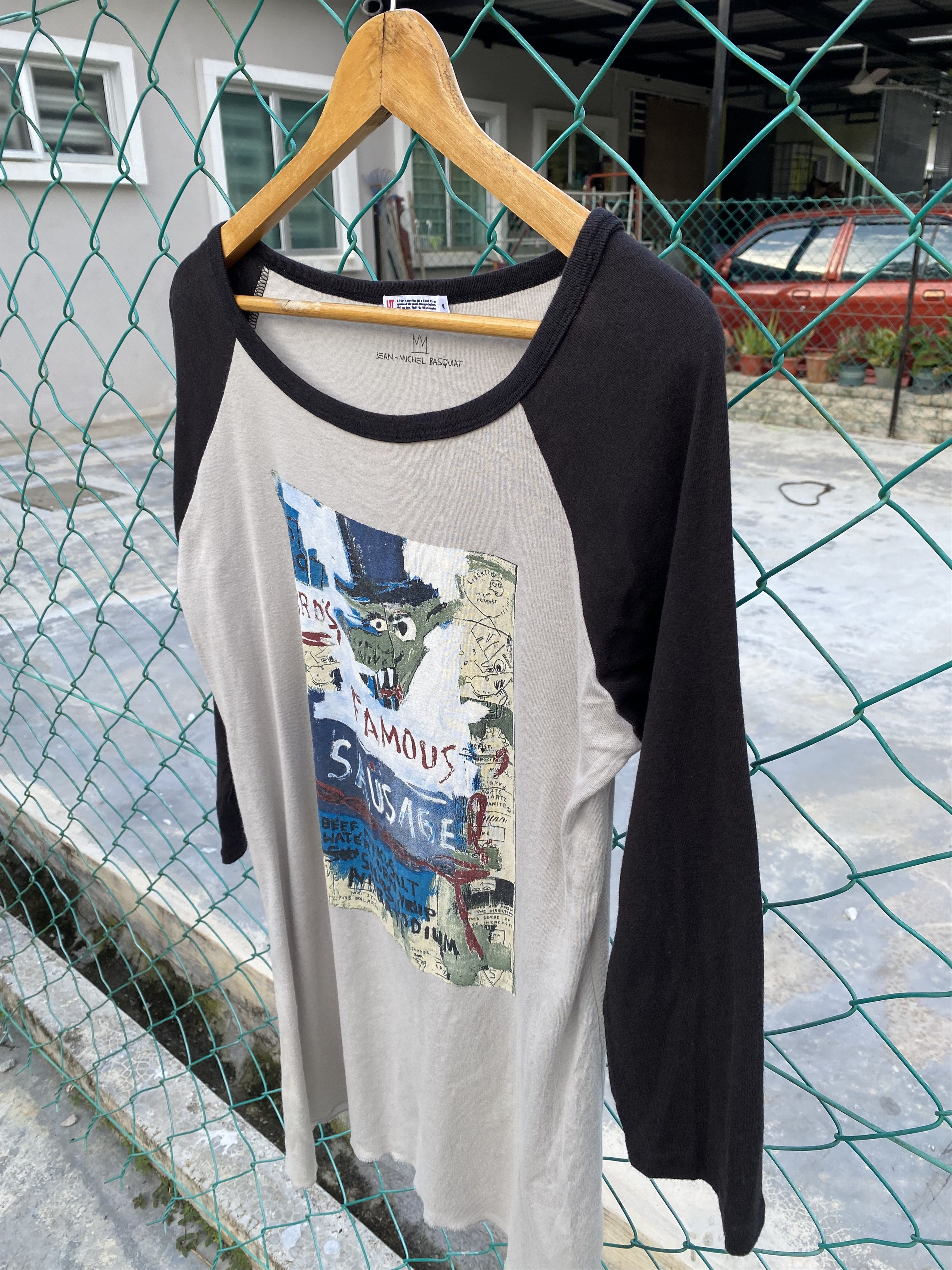 Jean-Michel Basquiat Jean-Michel Basquiat X Uniqlo 3/4 raglan tshirt Size M / US 6-8 / IT 42-44 - 2 Thumbnail
