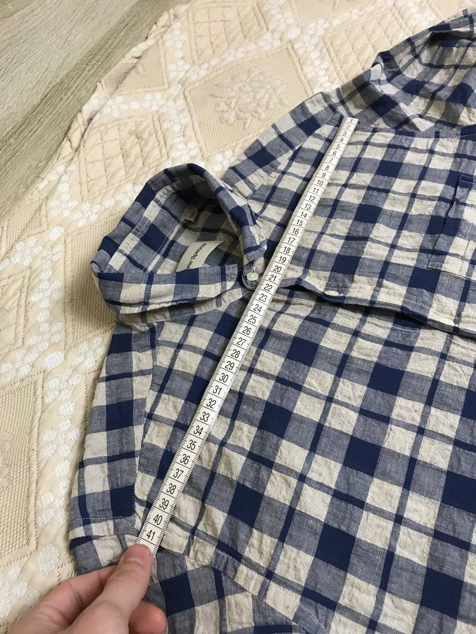 Oliver Spencer 🔥 Oliver Spencer Button Up Linen Cotton Shirt Long Sleeve Size US M / EU 48-50 / 2 - 10 Thumbnail