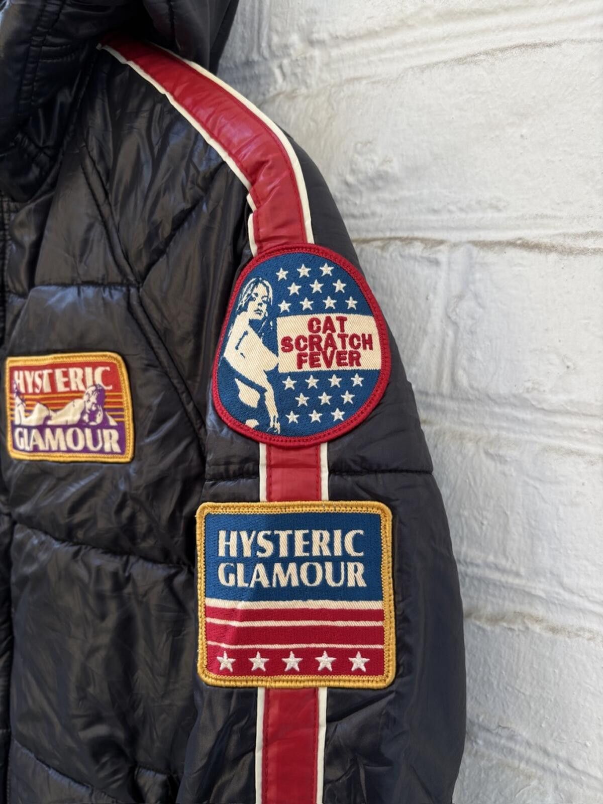 Hysteric Glamour Hysteric Glamour - Black Quilted Hooded Jacket Size M / US 6-8 / IT 42-44 - 2 Thumbnail