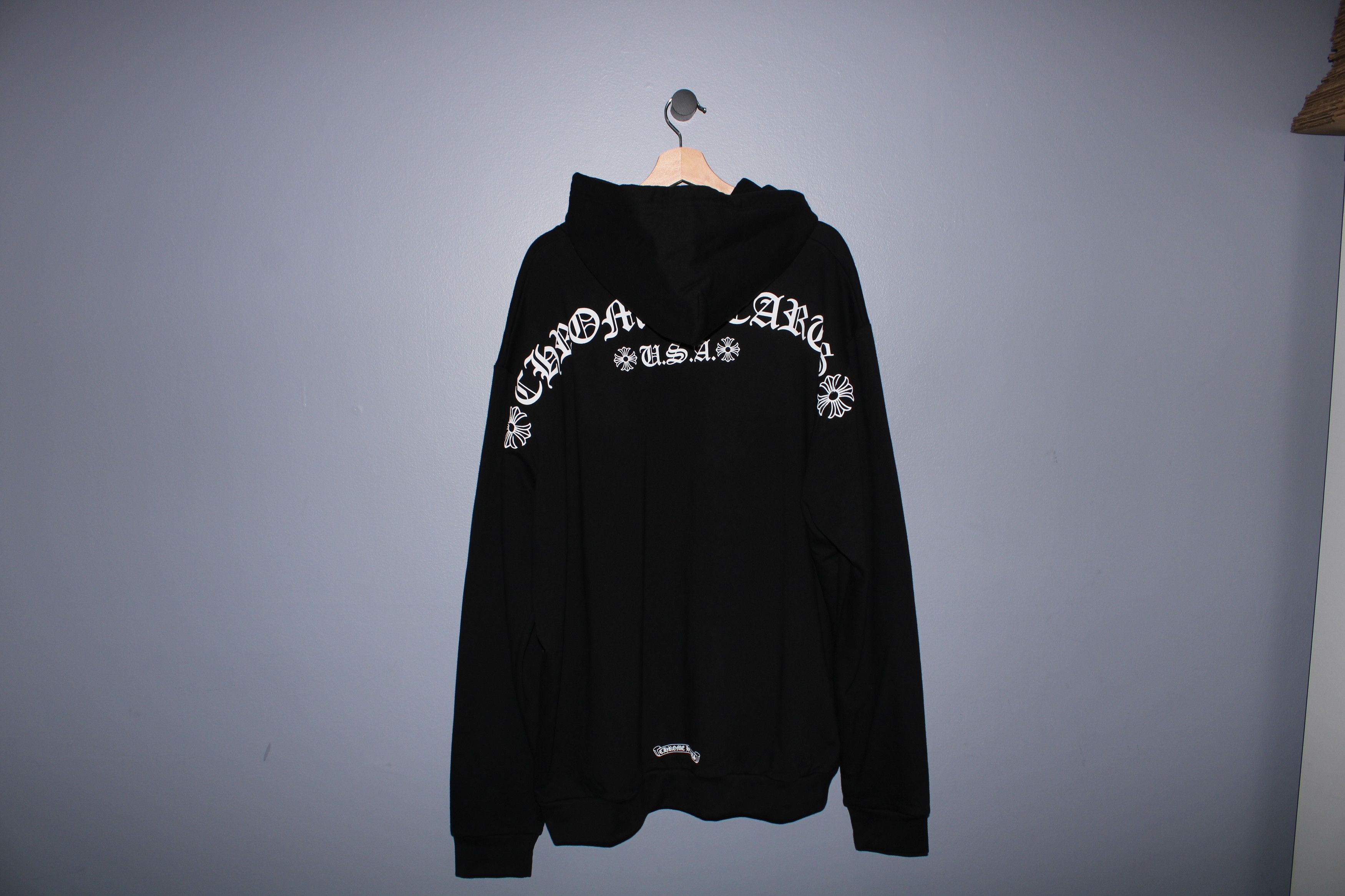 Chrome Hearts CHROME HEARTS CLASSIC TBAR LOGO HOODIE Size US XXL / EU 58 / 5 - 2 Thumbnail