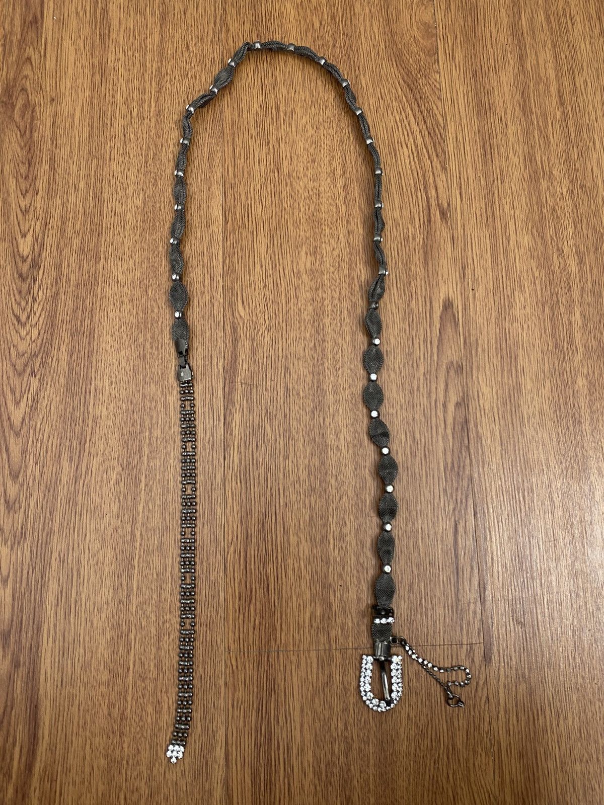 If Six Was Nine Crystal chain belt Size ONE SIZE - 1 Thumbnail