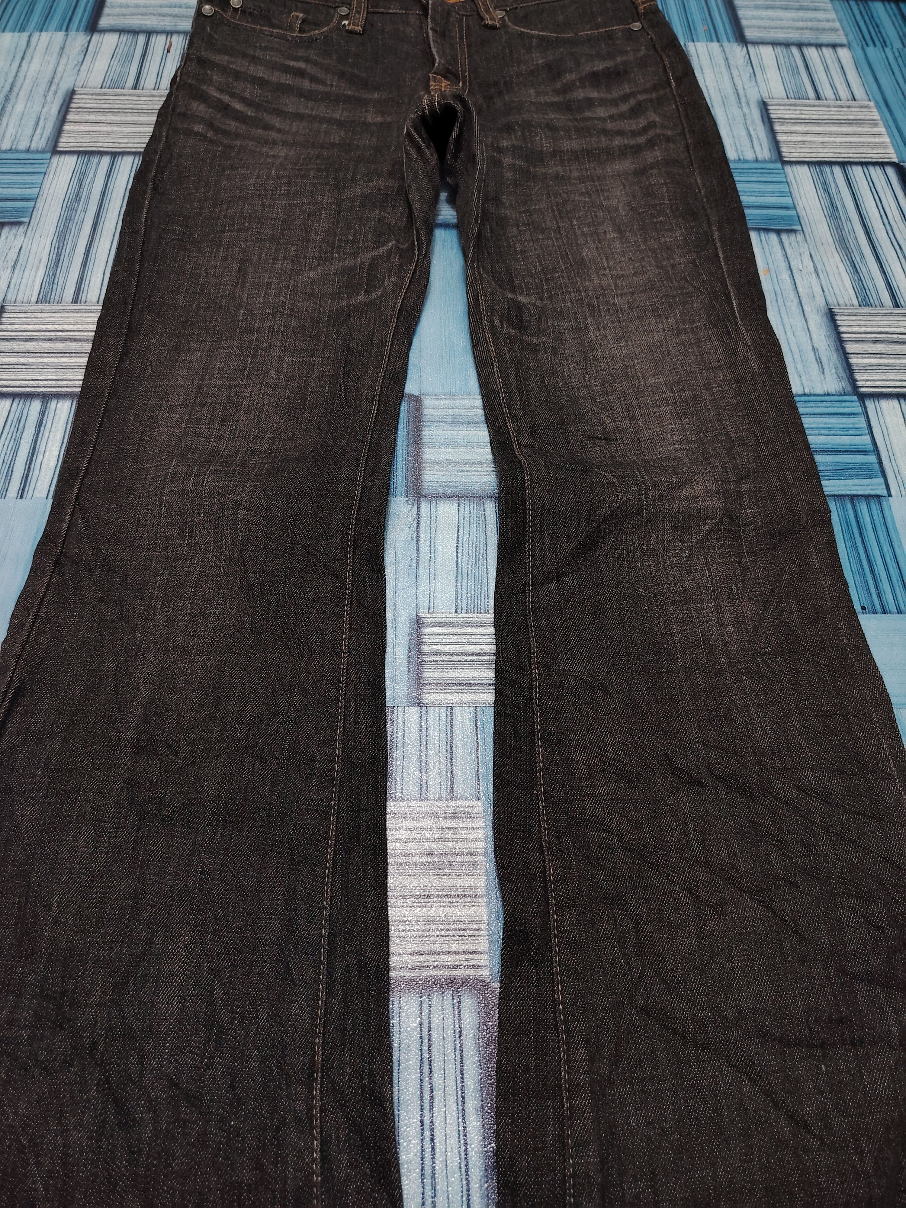 If Six Was Nine × Japanese Brand Japanese Sasson Black Flared Jeans Tribal embroidery Pocket Size US 27 - 11 Thumbnail