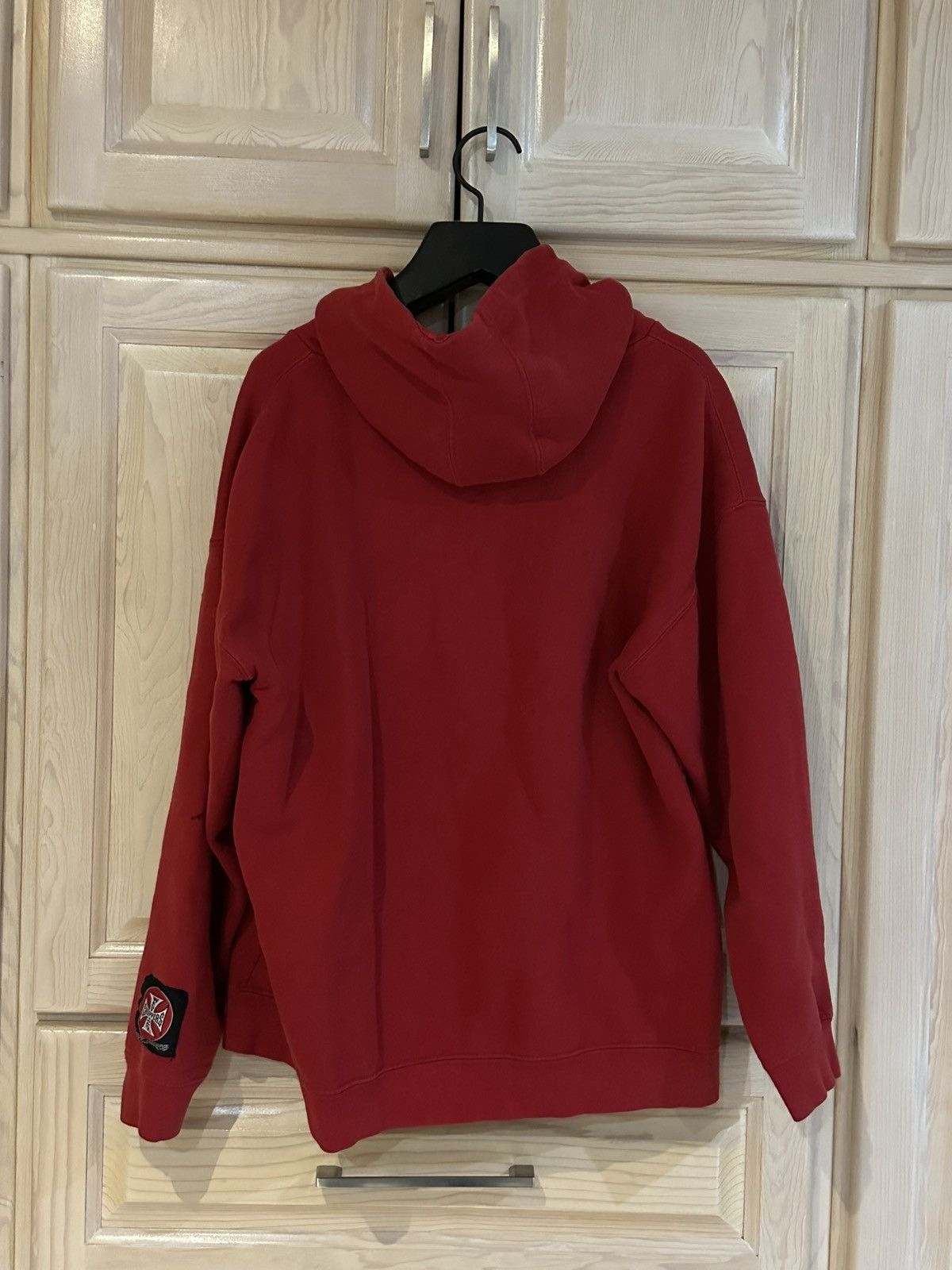 West Coast Choppers West coast choppers jesse james zip up red hoodie Size US L / EU 52-54 / 3 - 8 Thumbnail