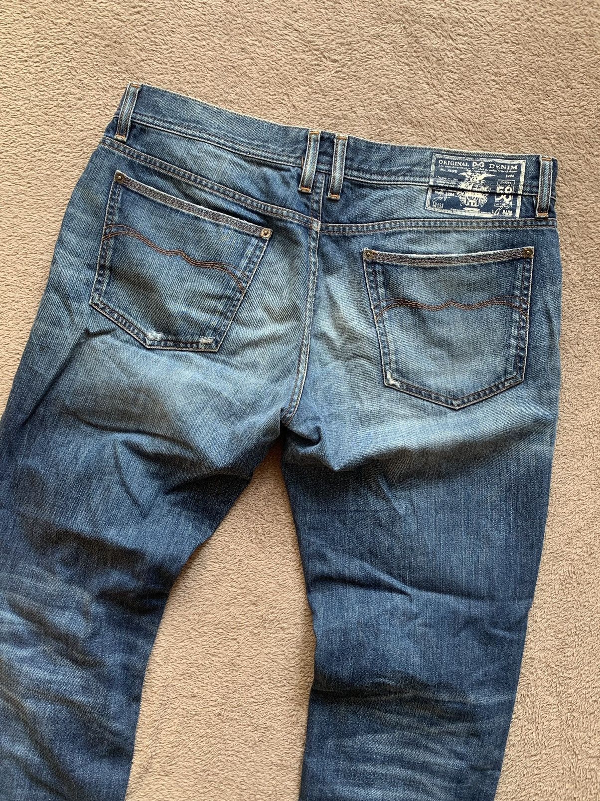 Dolce & Gabbana Dolce Gabbana Y2K Faded Ripped Distressed Mudwash Denim Size US 34 / EU 50 - 5 Thumbnail