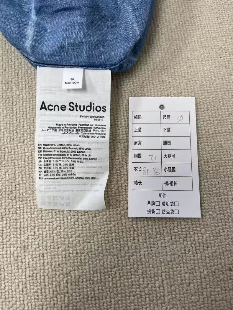 Acne Studios Acne Studios 1996 Series Retro Distressed Logo Printed Sho Size US M / EU 48-50 / 2 - 5 Thumbnail
