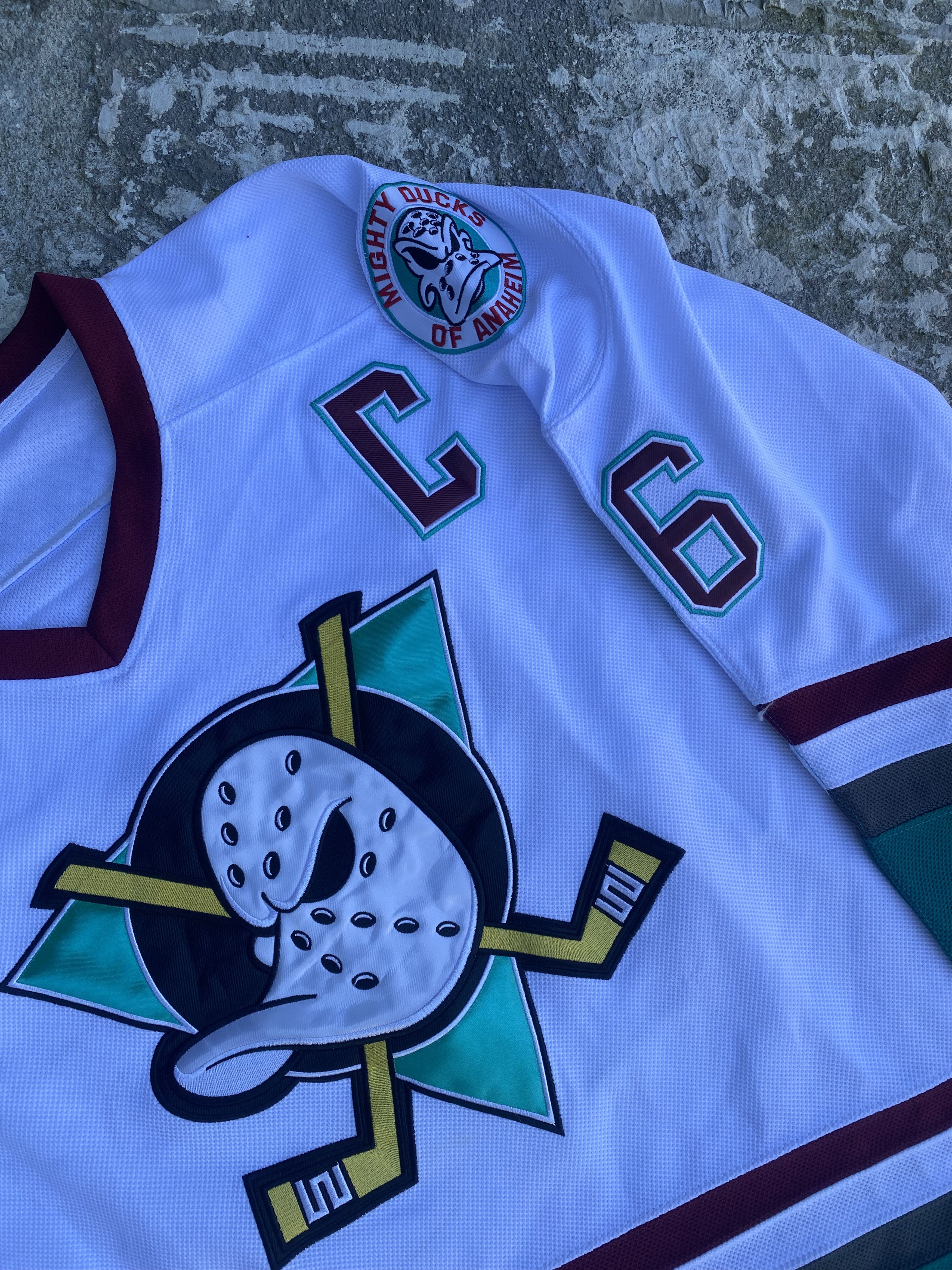 NHL VINTAGE ANAHEIM MIGHTY DUCKS CHARLIE CONWAY #96 NHL JERSEY Size US L / EU 52-54 / 3 - 3 Thumbnail