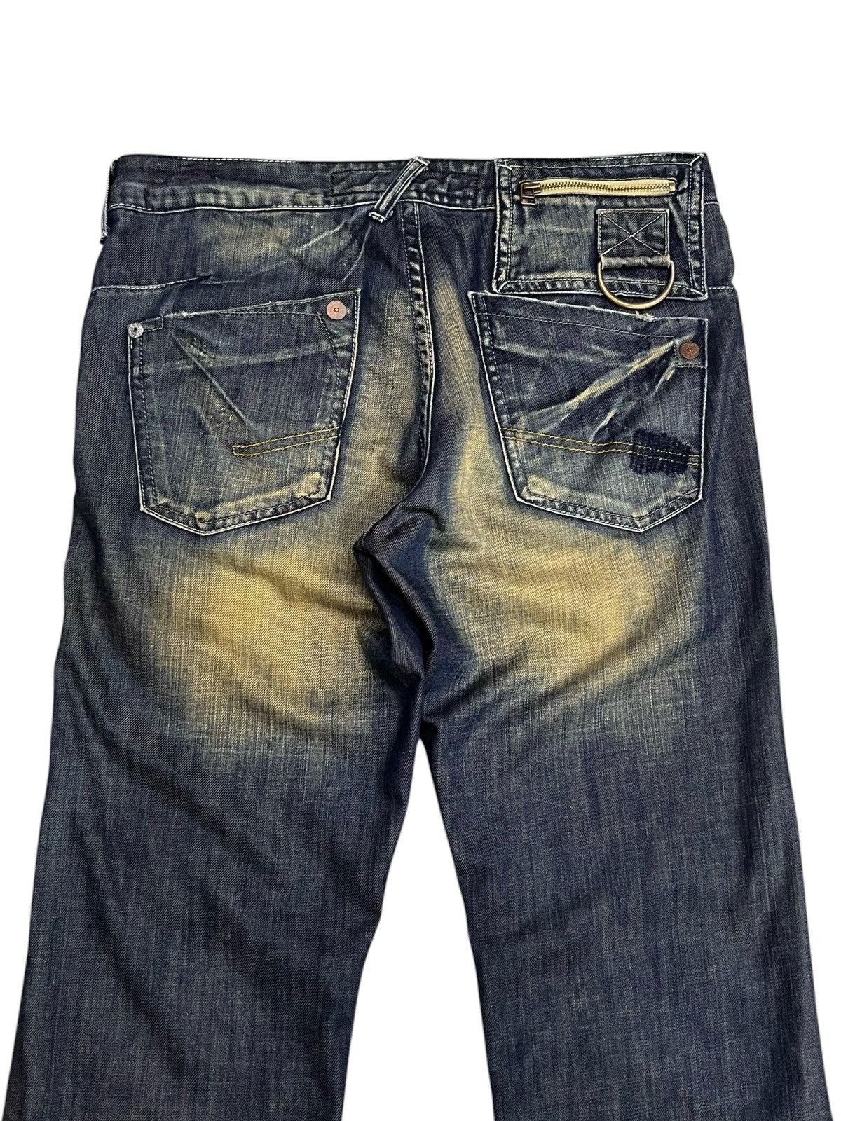 Draggin Jeans Drive Jeans Blake Exotic Vintage Denim Mudwash Clawmark Size US 34 / EU 50 - 6 Thumbnail