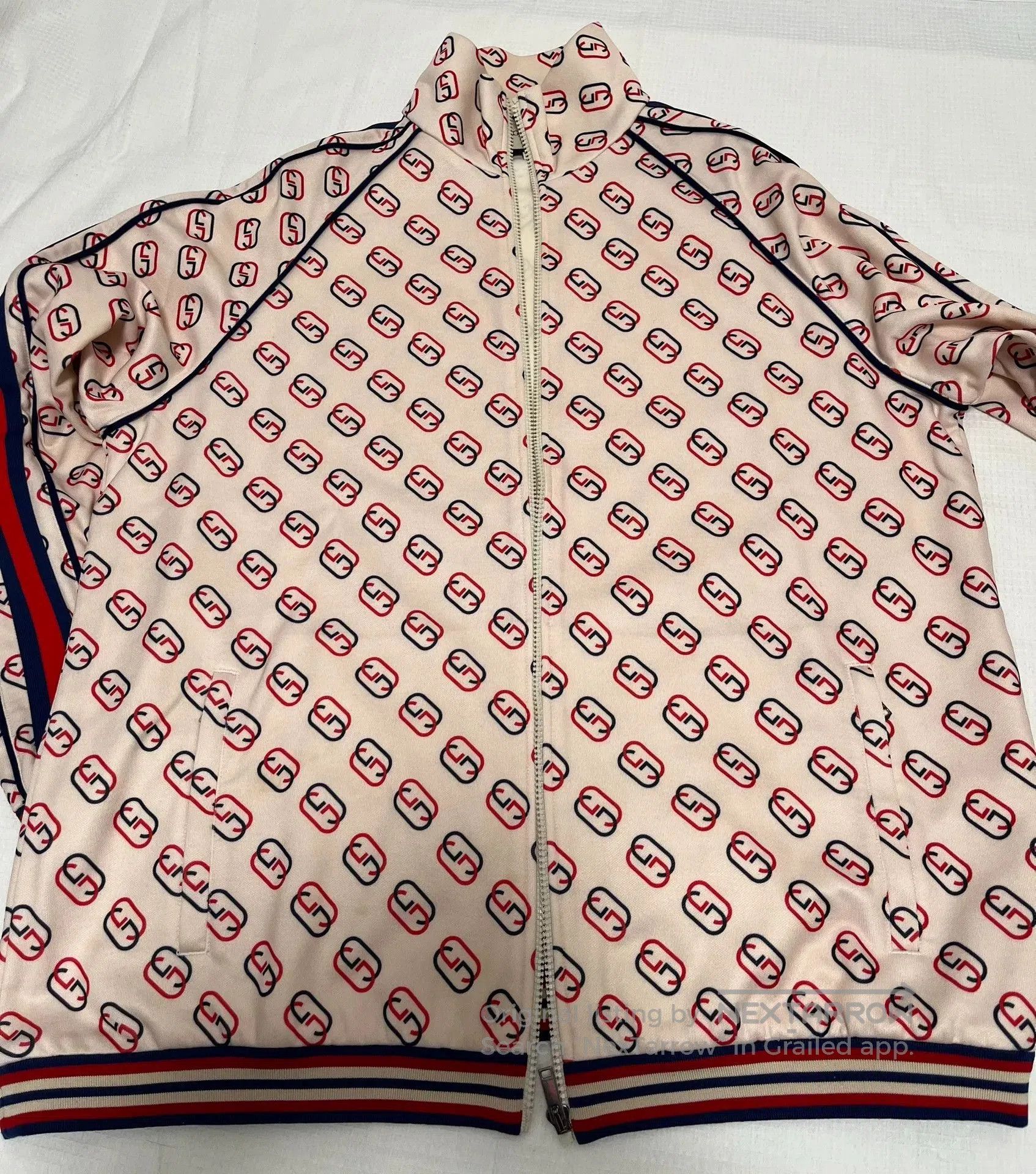 Gucci Gucci All-Over Print Track Jacket XL. Size US XL / EU 56 / 4 - 5 Thumbnail
