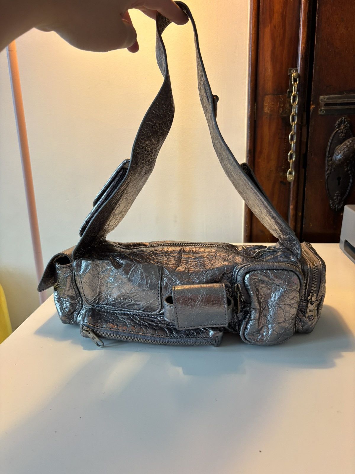 Balenciaga Balenciaga Super Busy Shoulder Bag XS Size ONE SIZE - 3 Thumbnail