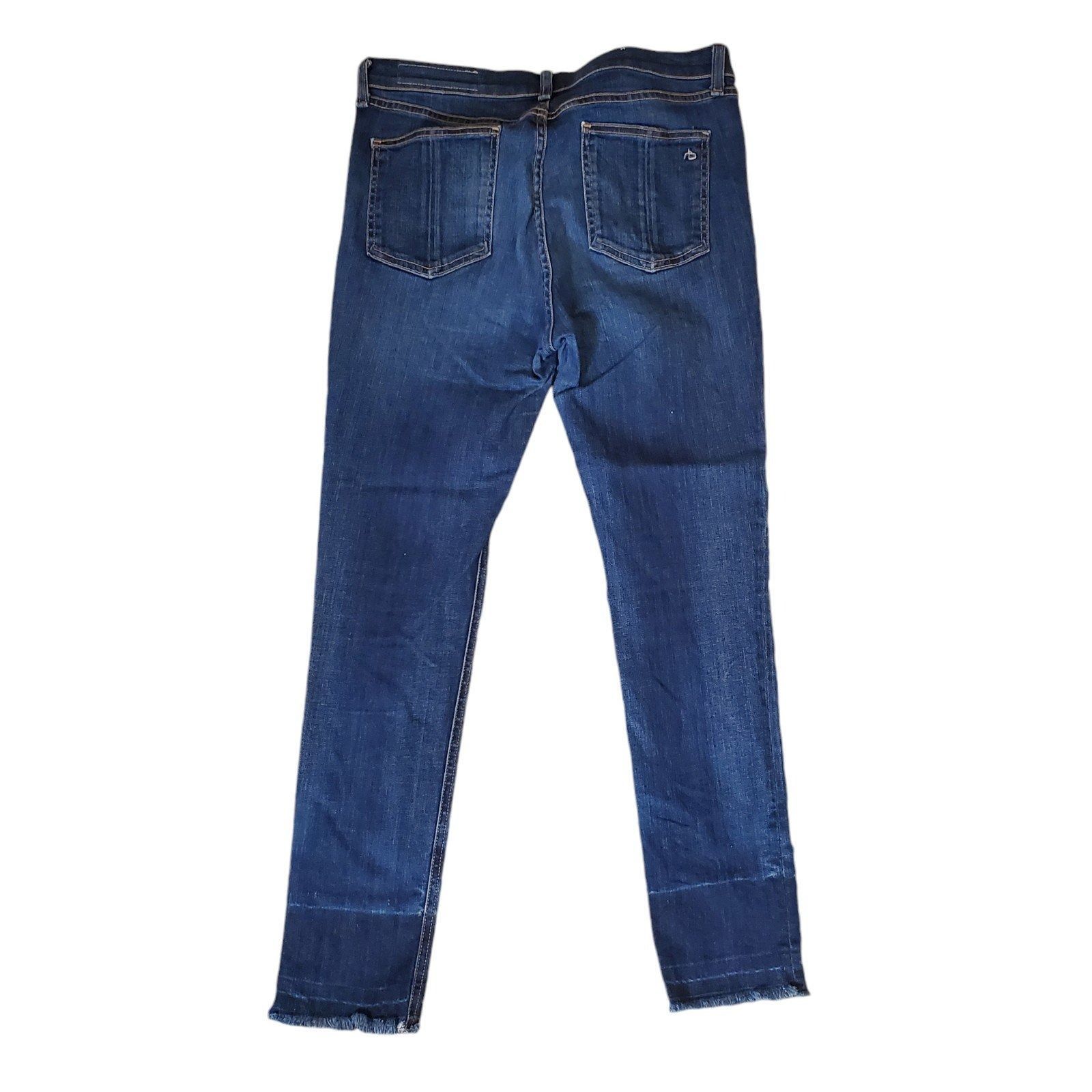 Rag & Bone Rag & bone 10 inch Capri Cropped High Rise Jeans in Stanwix Size 30" / US 8 / IT 44 - 2 Thumbnail