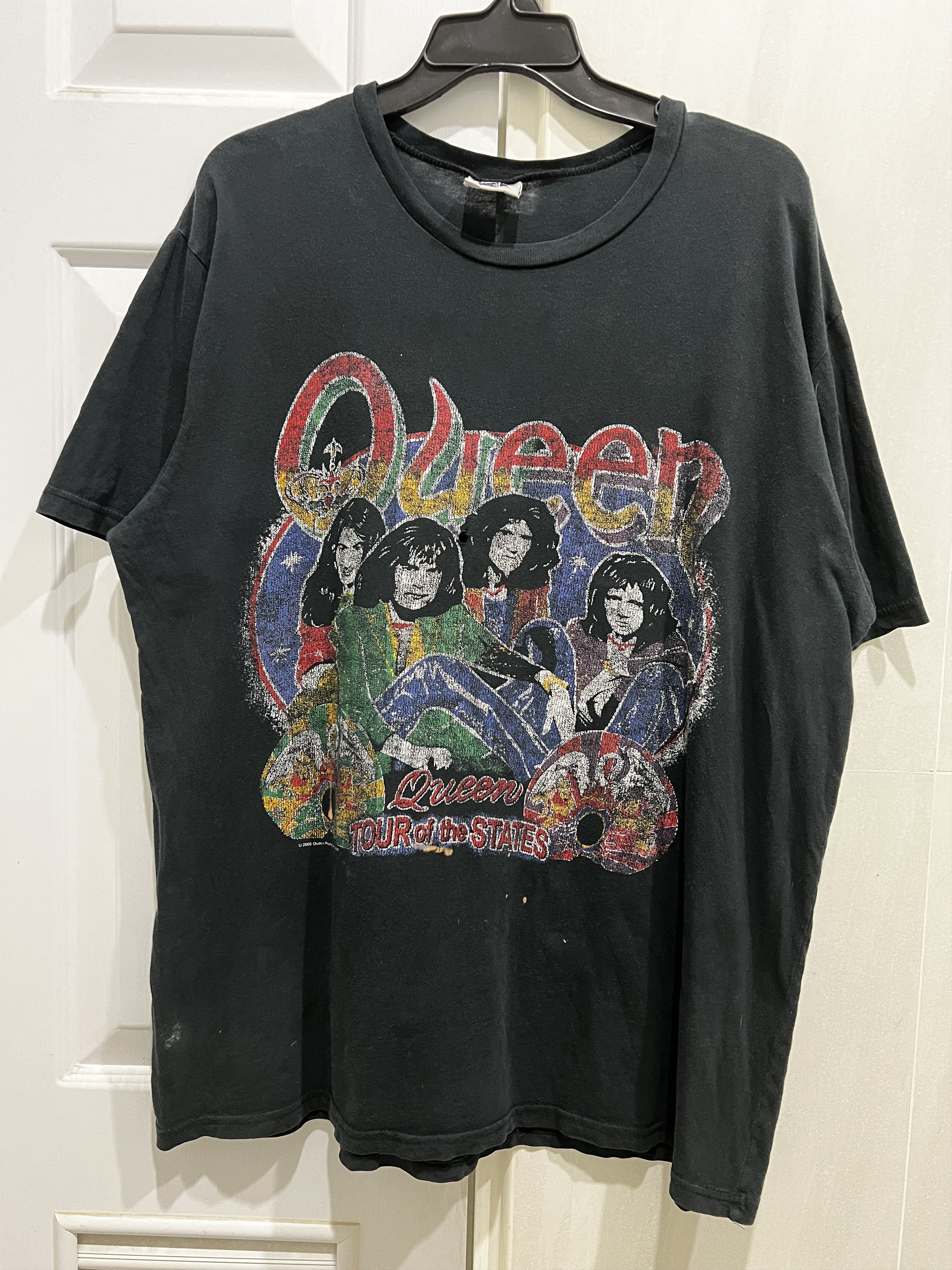 Band Tees × Vintage Vintage 2005 Y2K Queen Tour Promo Tee Size US L / EU 52-54 / 3 - 1 Thumbnail