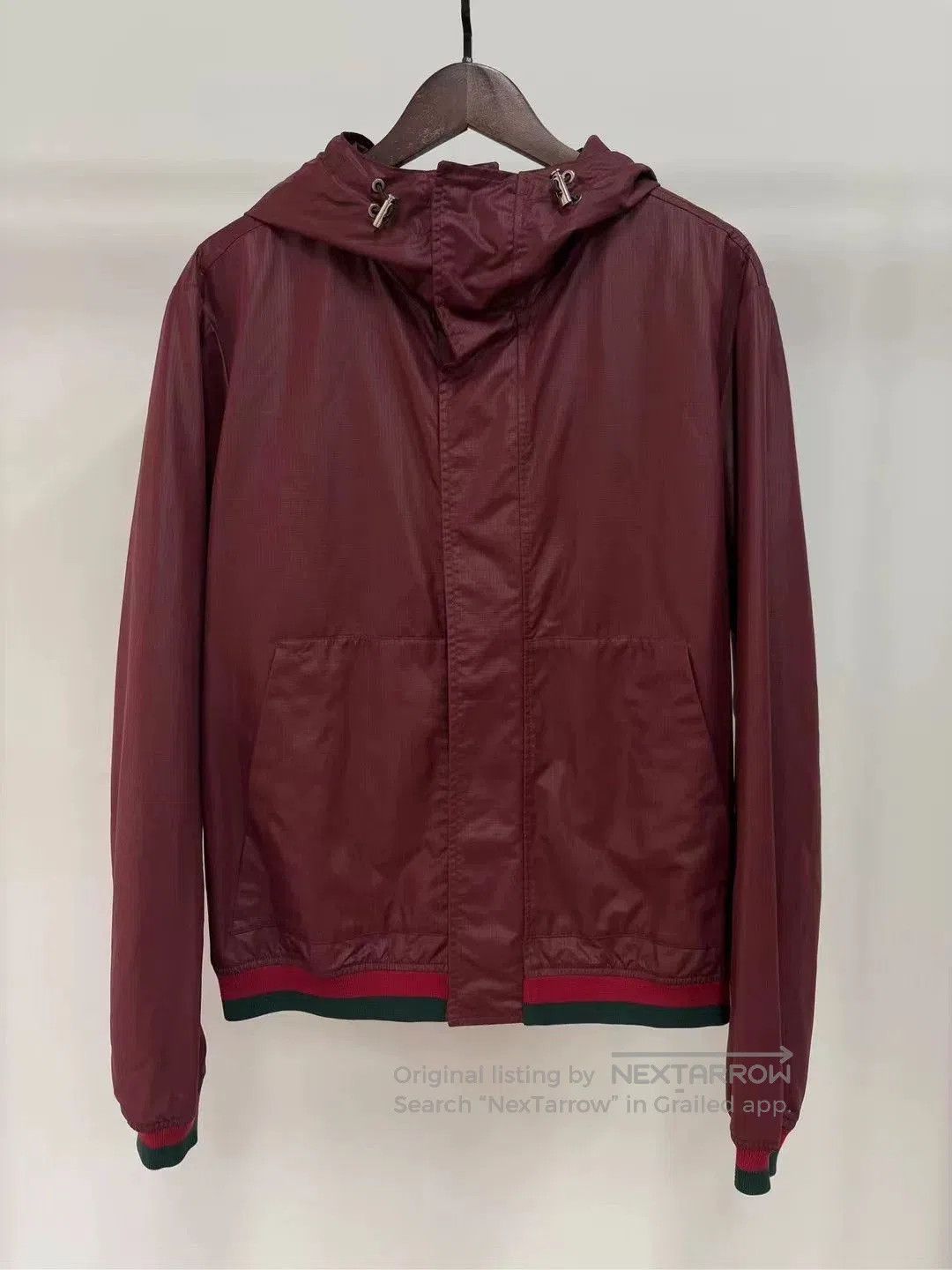 Gucci gucci red green striped leather jacket. Size US L / EU 52-54 / 3 - 1 Thumbnail
