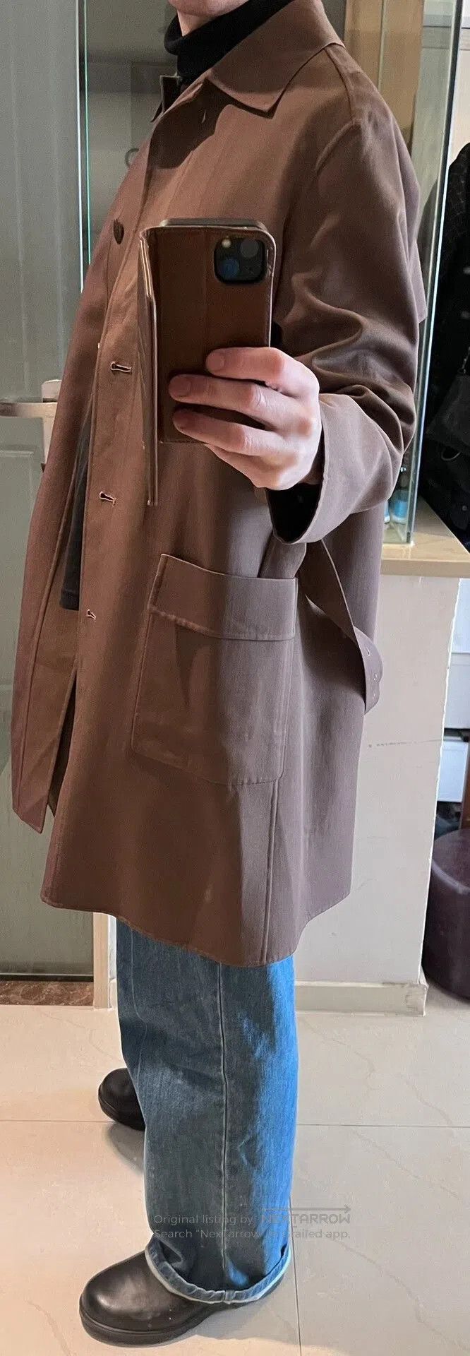 Issey Miyake Issey Miyake 90s Brown Trenchcoat. Size US M / EU 48-50 / 2 - 4 Thumbnail