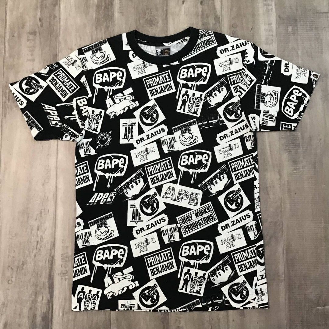 Bape × Nigo BAPE MIX LOGO T-shirt a bathing ape NIGO Size US L / EU 52-54 / 3 - 1 Thumbnail