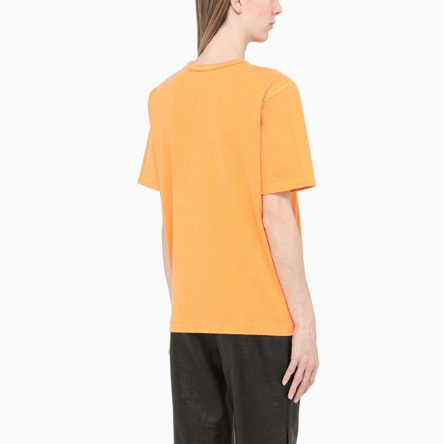 Bottega Veneta o1d2blof0824 Crewneck T-Shirt in Orange Size S / US 4 / IT 40 - 3 Thumbnail