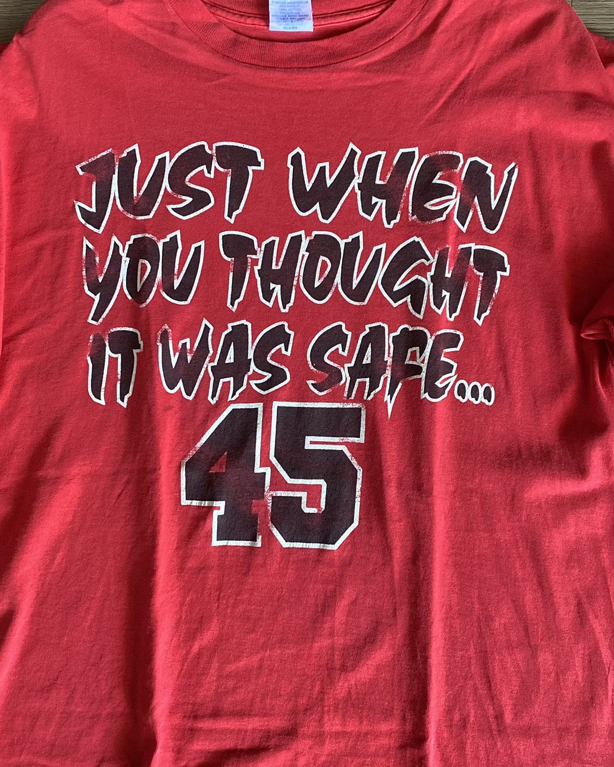 Starter T-Shirt Vintage Starter Michael Jordan 45 chicago bulls Vtg Size US XL / EU 56 / 4 - 3 Thumbnail