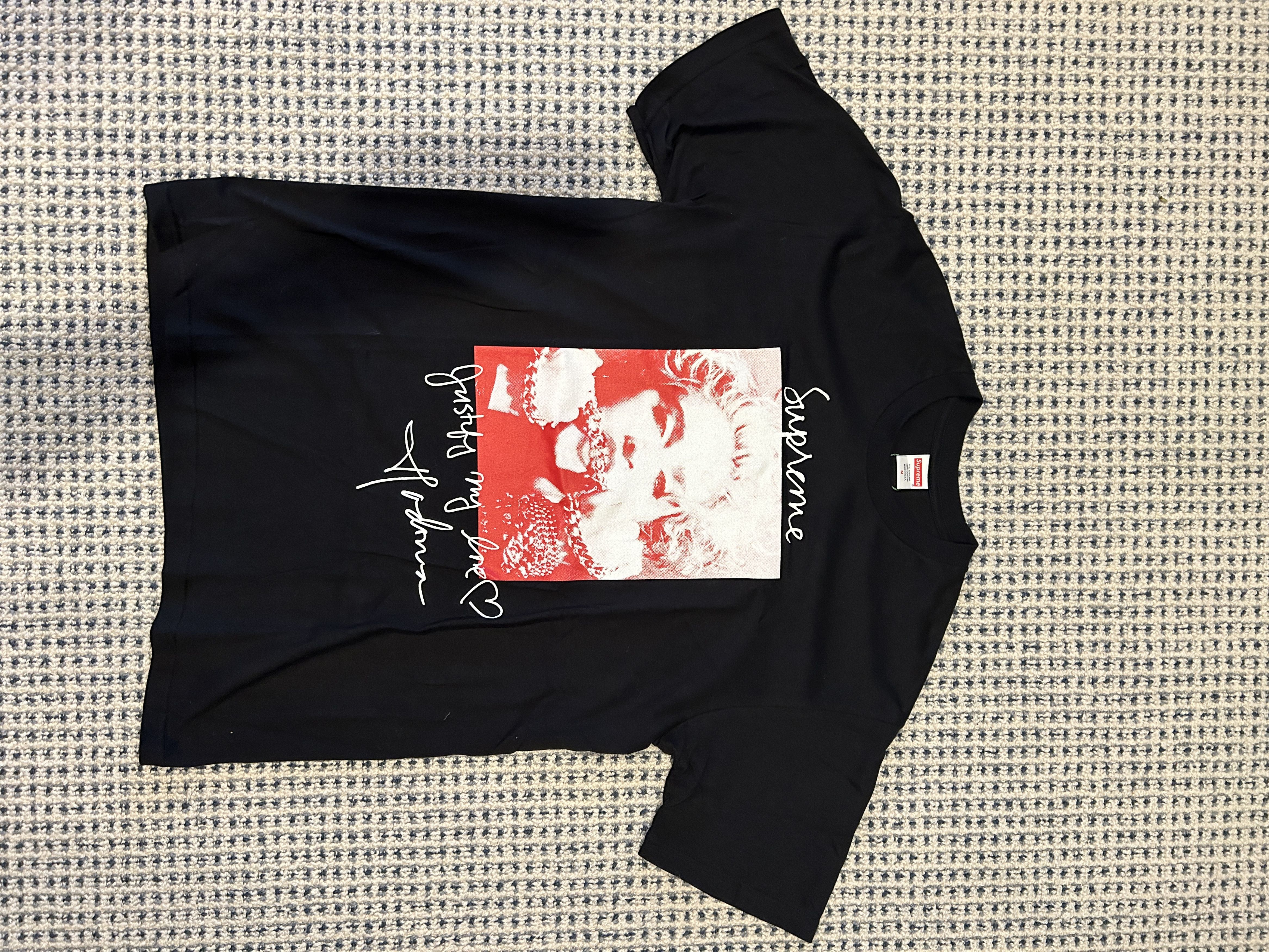 Supreme madonna tee black online